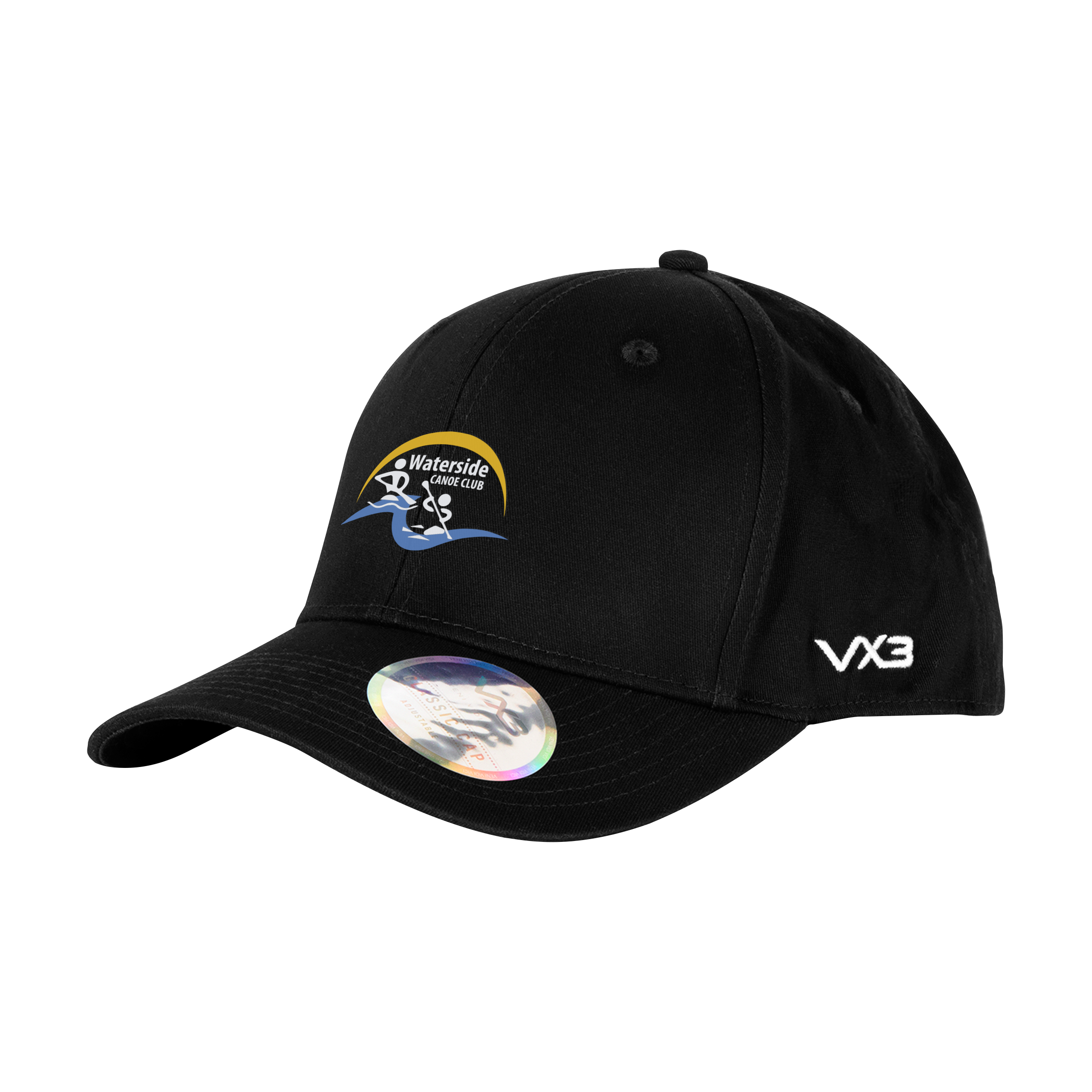 Waterside Canoe Club Black Classic Cap