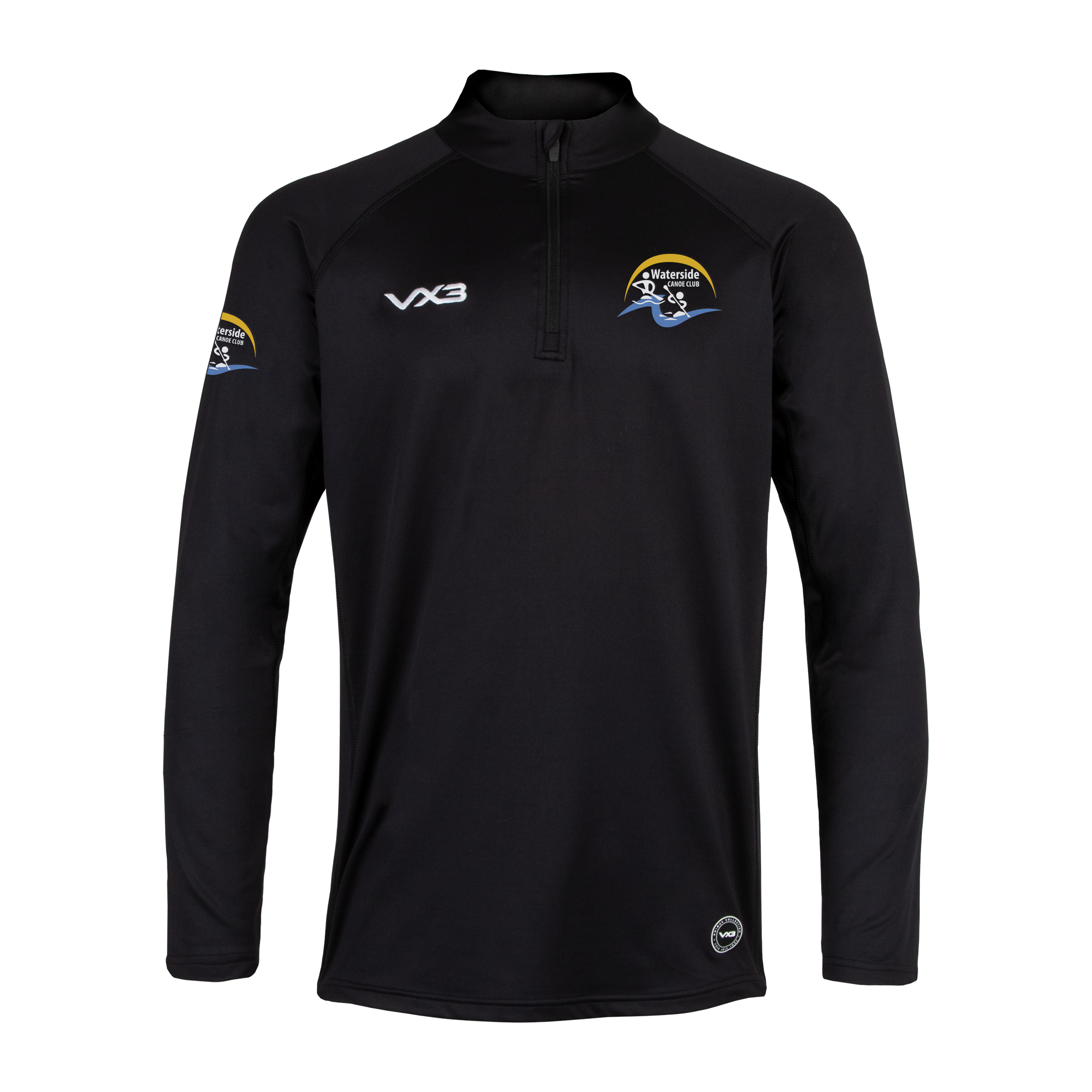 Waterside Canoe Club Black Primus Quarter Zip
