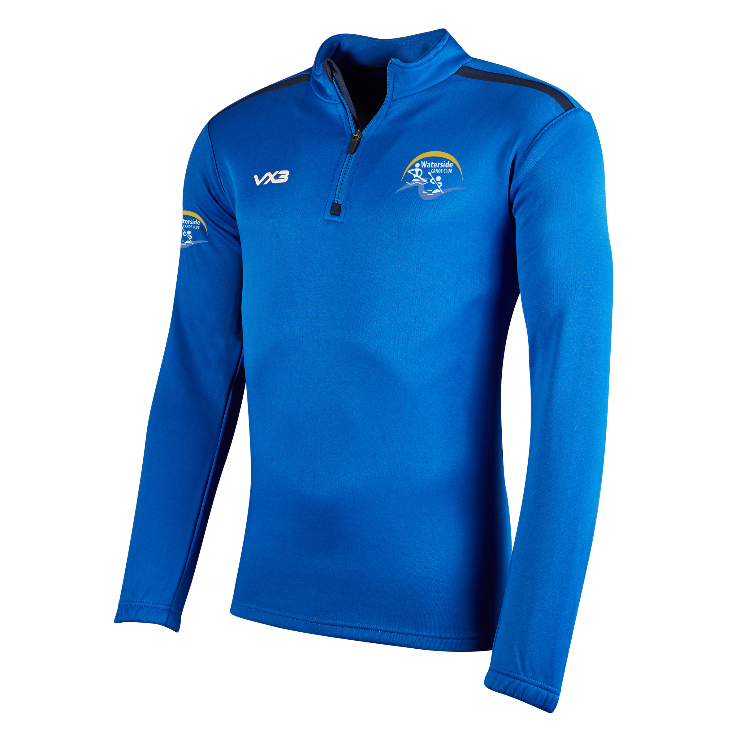 Waterside Canoe Club Royal/Navy Fortis Quarter Zip Sweat