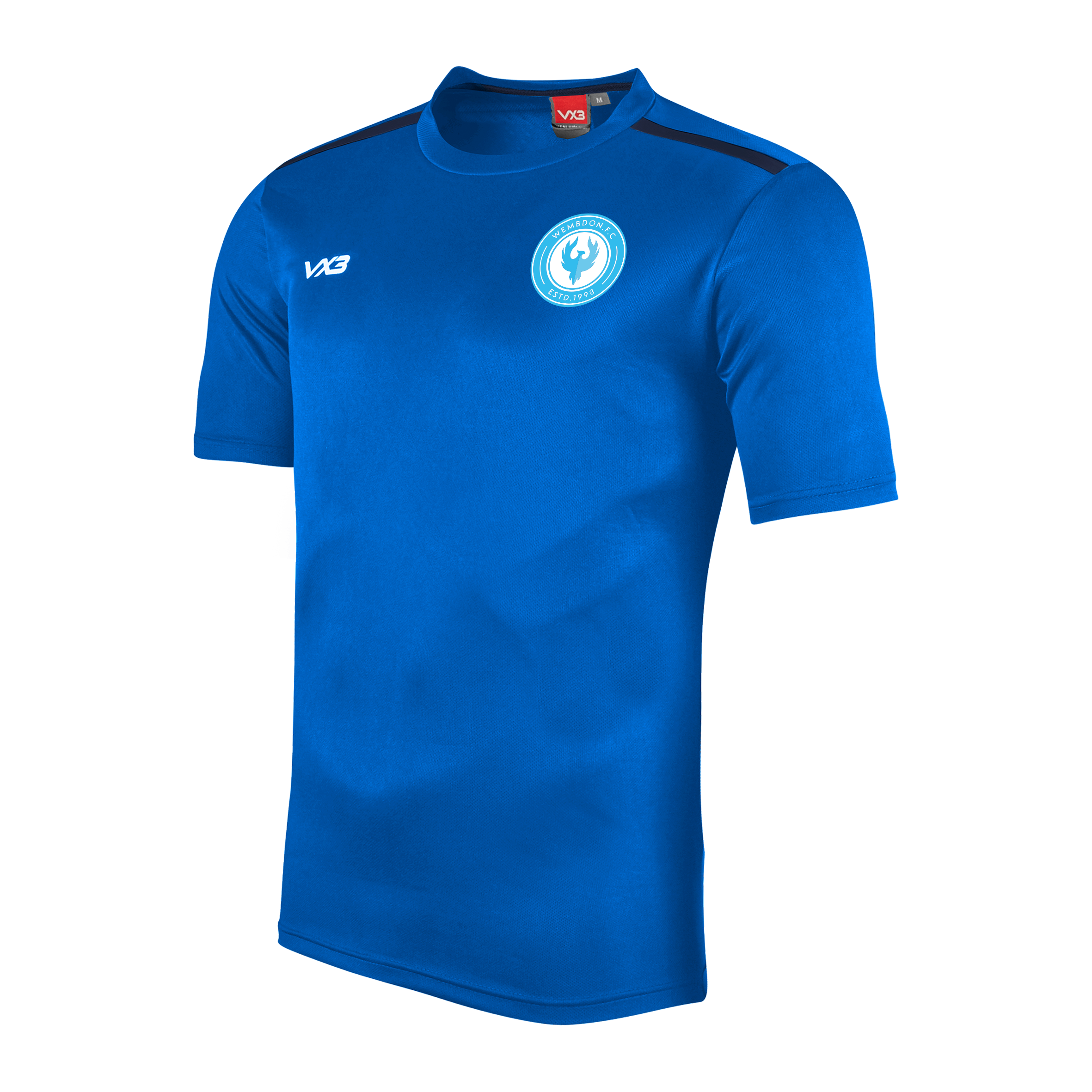 Wembdon FC Fortis Tee - Royal/Navy