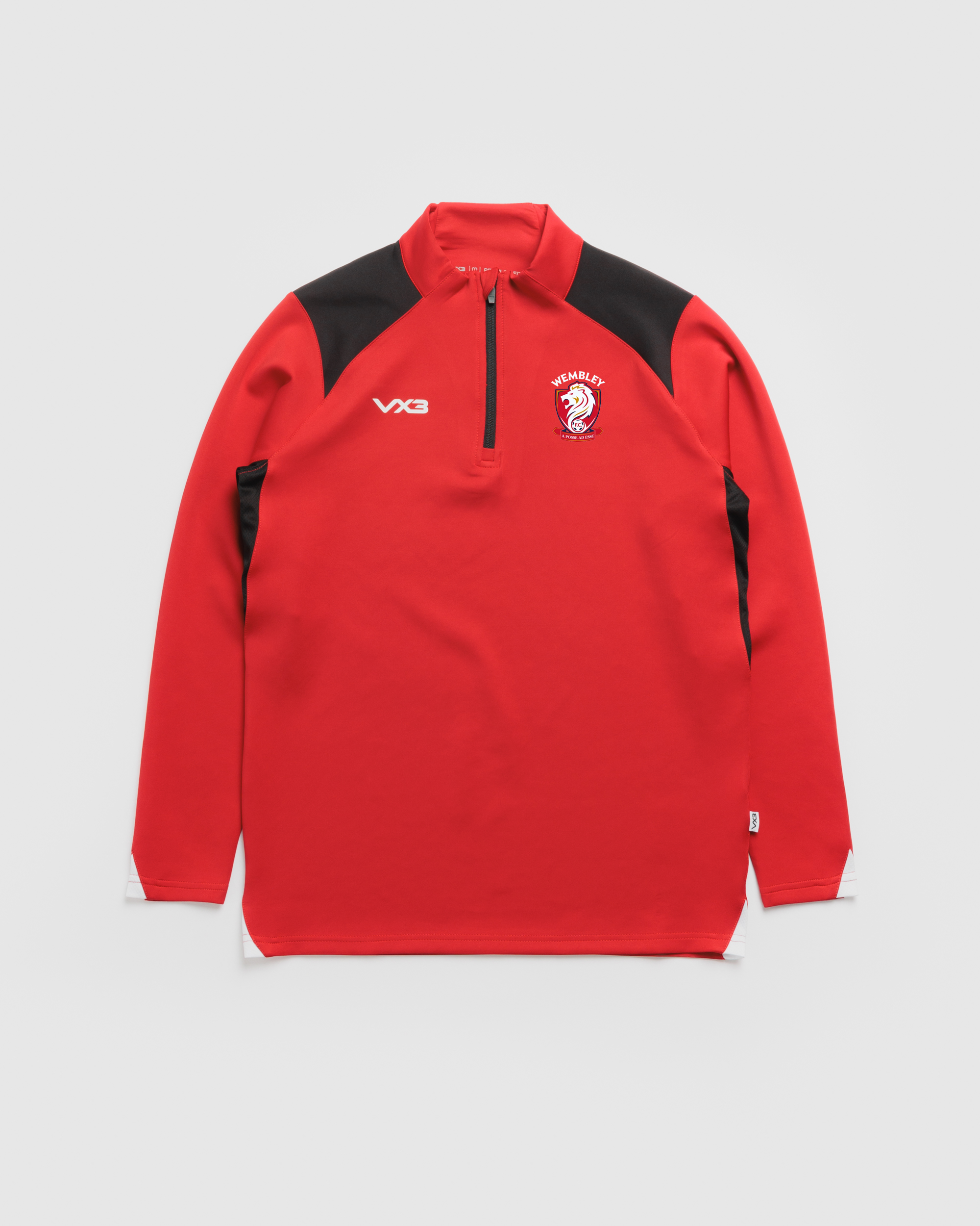 Wembley FC Red Vertex Quarter Zip