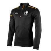 Westcountry Hawks Wheelchair Rugby Fortis Quarter Zip Sweat - Black/Amber