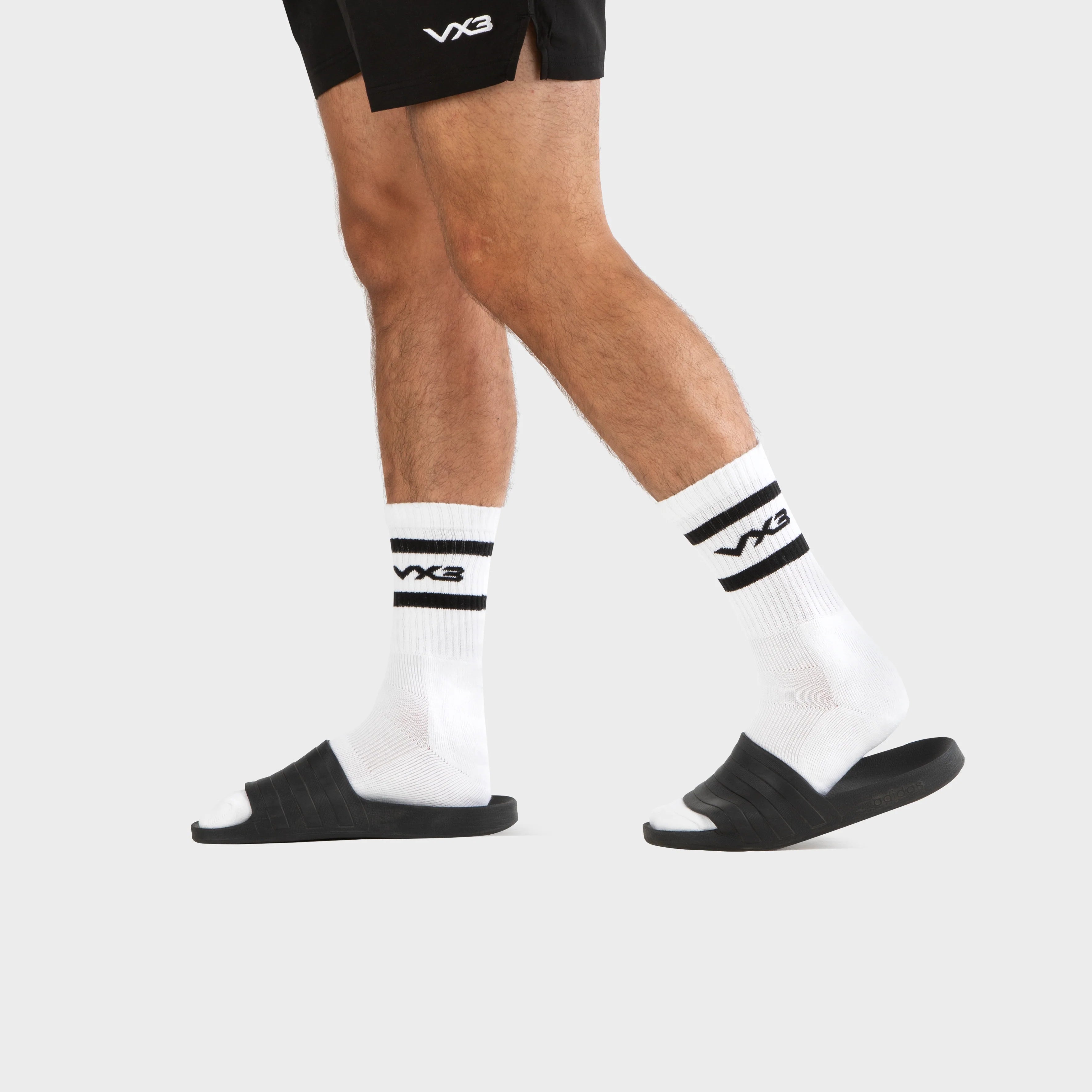 Watcombe Wanderers FC Logo Crew Sock White