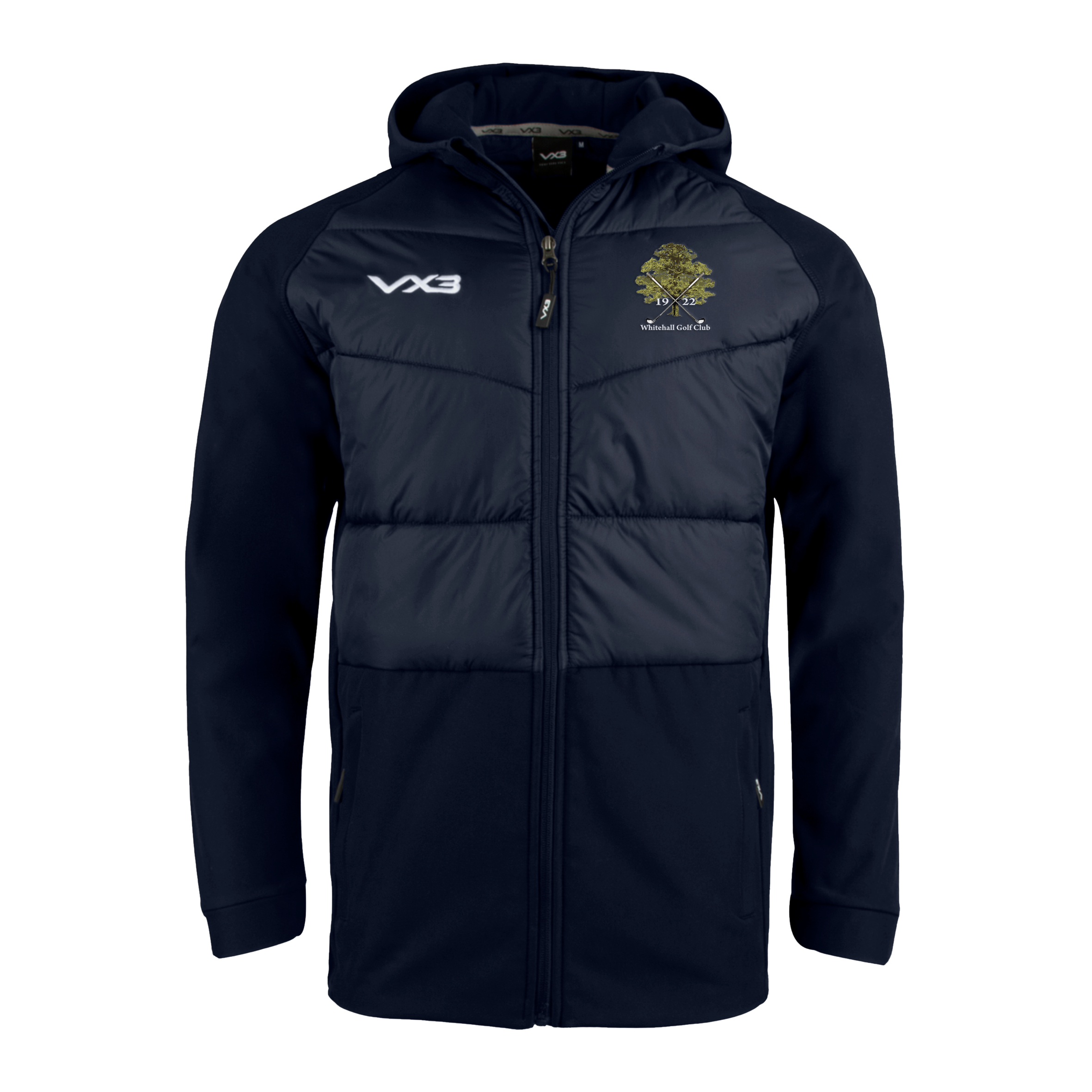 Whitehall Golf Club Navy Tempest Hybrid Jacket