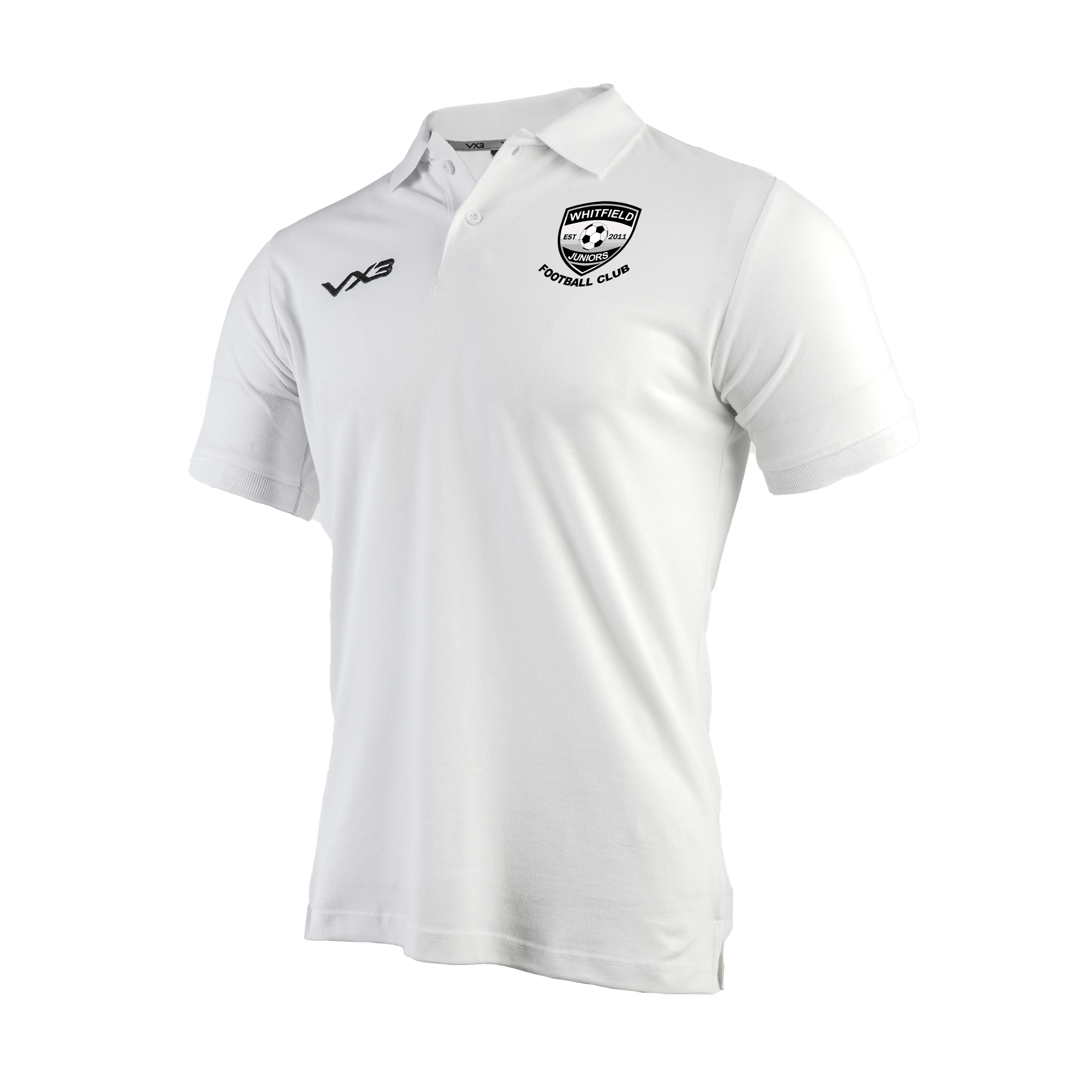 Whitfield Juniors FC Primus Polo Shirt White