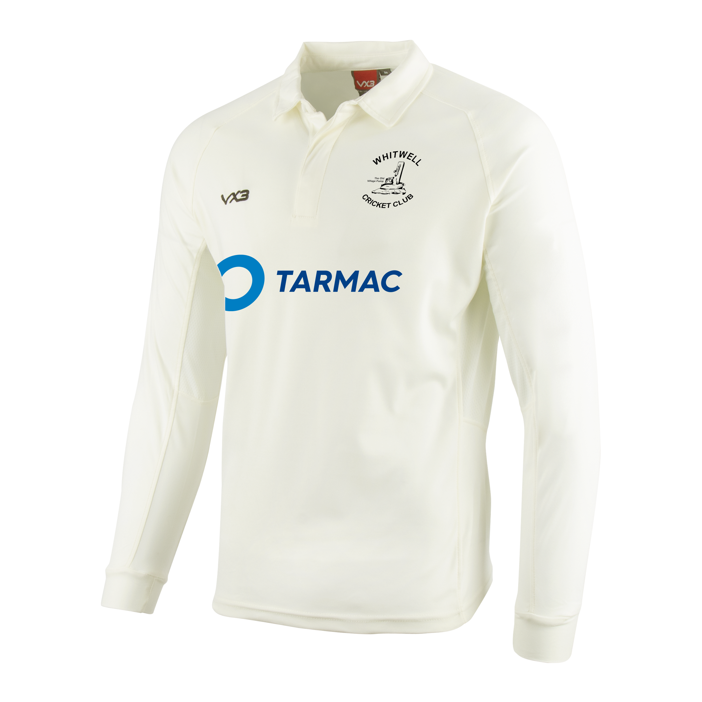 Whitwell Cricket Club Cricket Whites Long Sleeve Shirt
