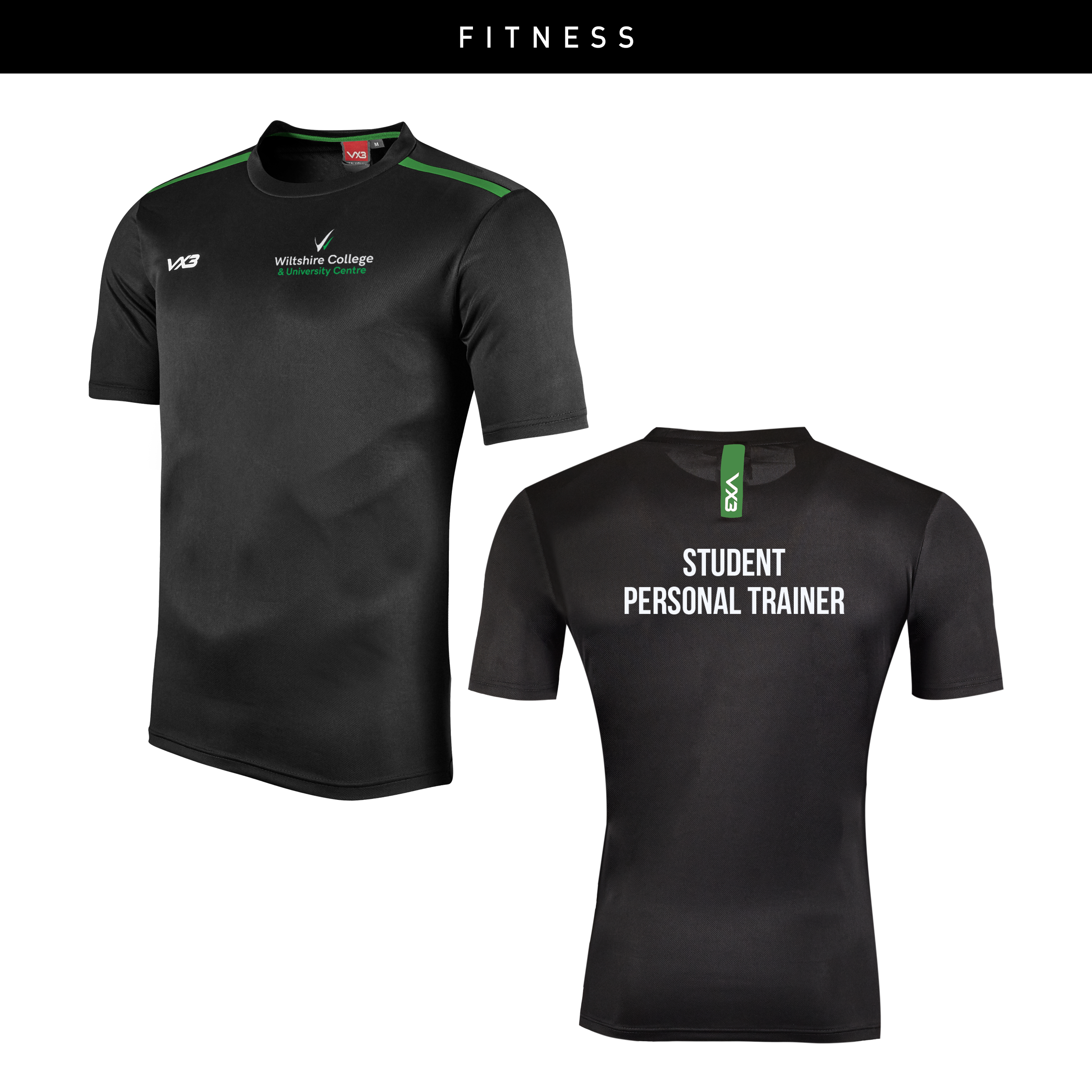 Wiltshire College Students Fortis Tee - Fitness