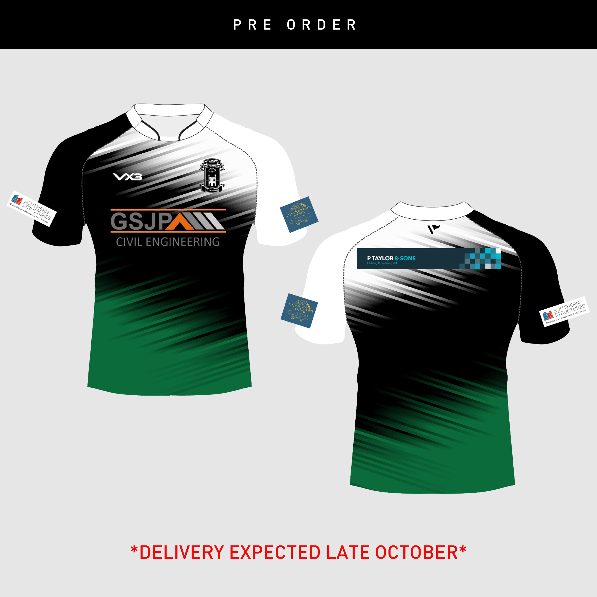 Wimborne RFC - Youth Playing Shirt