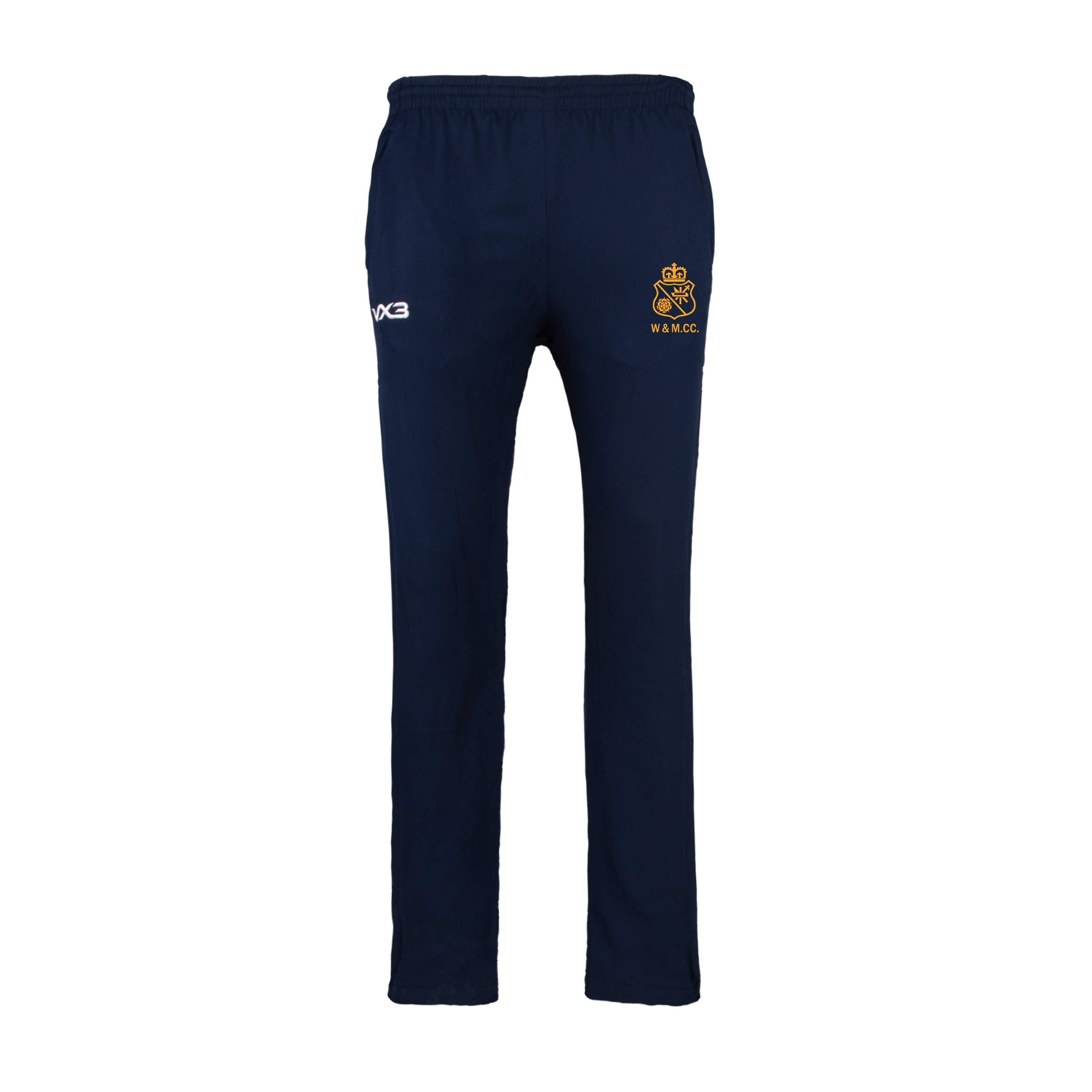 Wirksworth and Middleton Cricket Club Braca Trackpant Navy Youth
