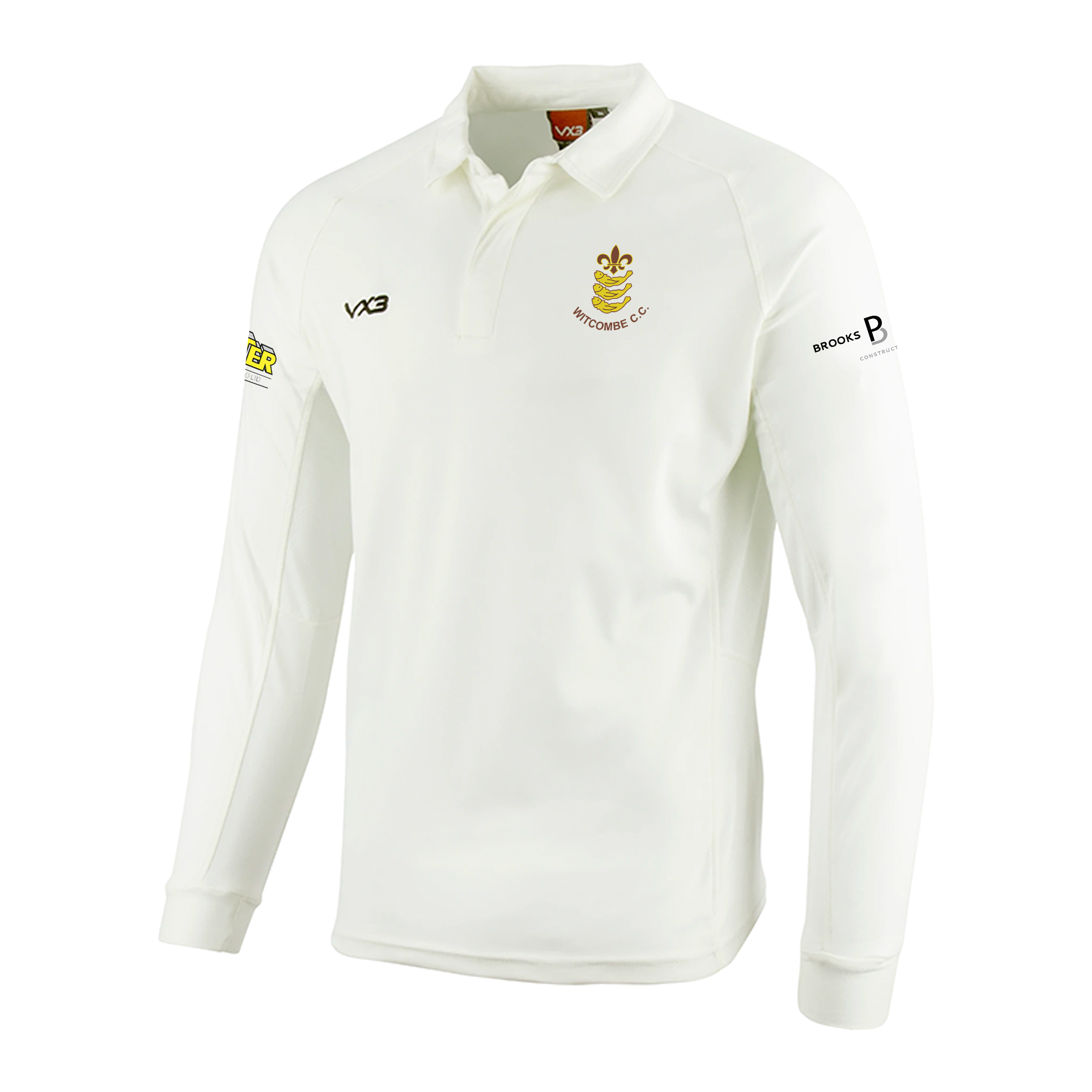 Witcombe Cricket Club Whites Long Sleeve Shirt