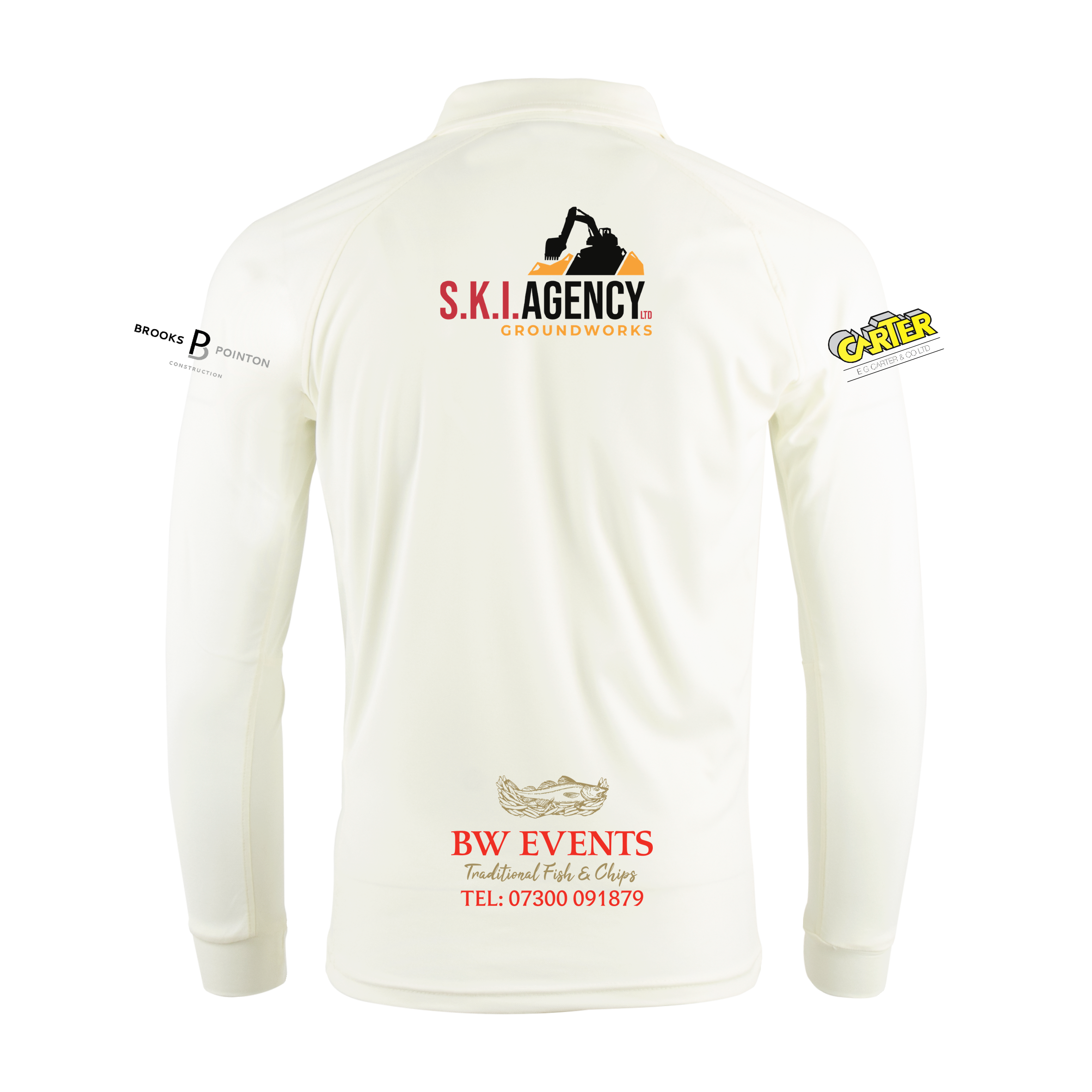 Witcombe Cricket Club Whites Long Sleeve Shirt
