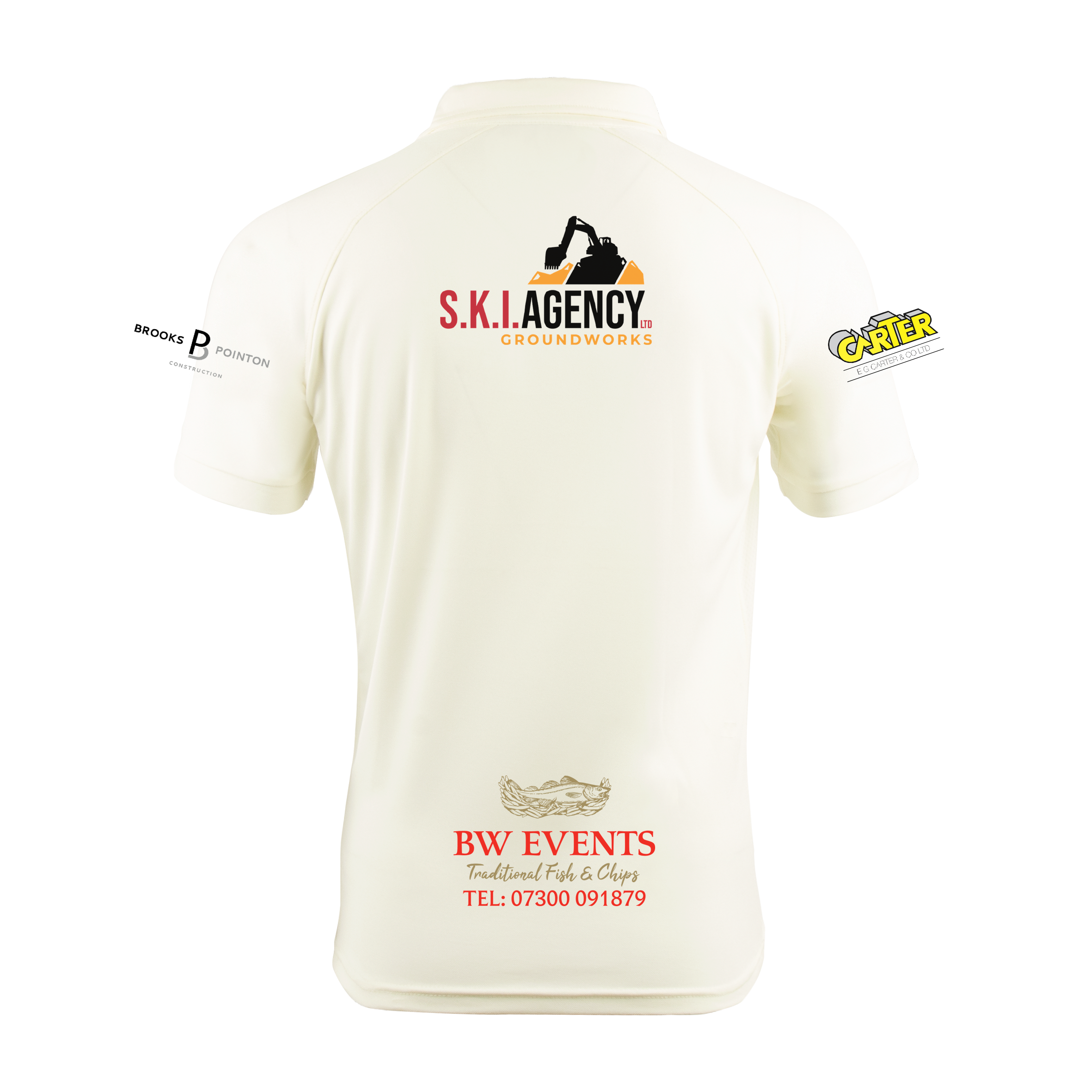 Witcombe Cricket Club Whites Youth Short Sleeve Shirt