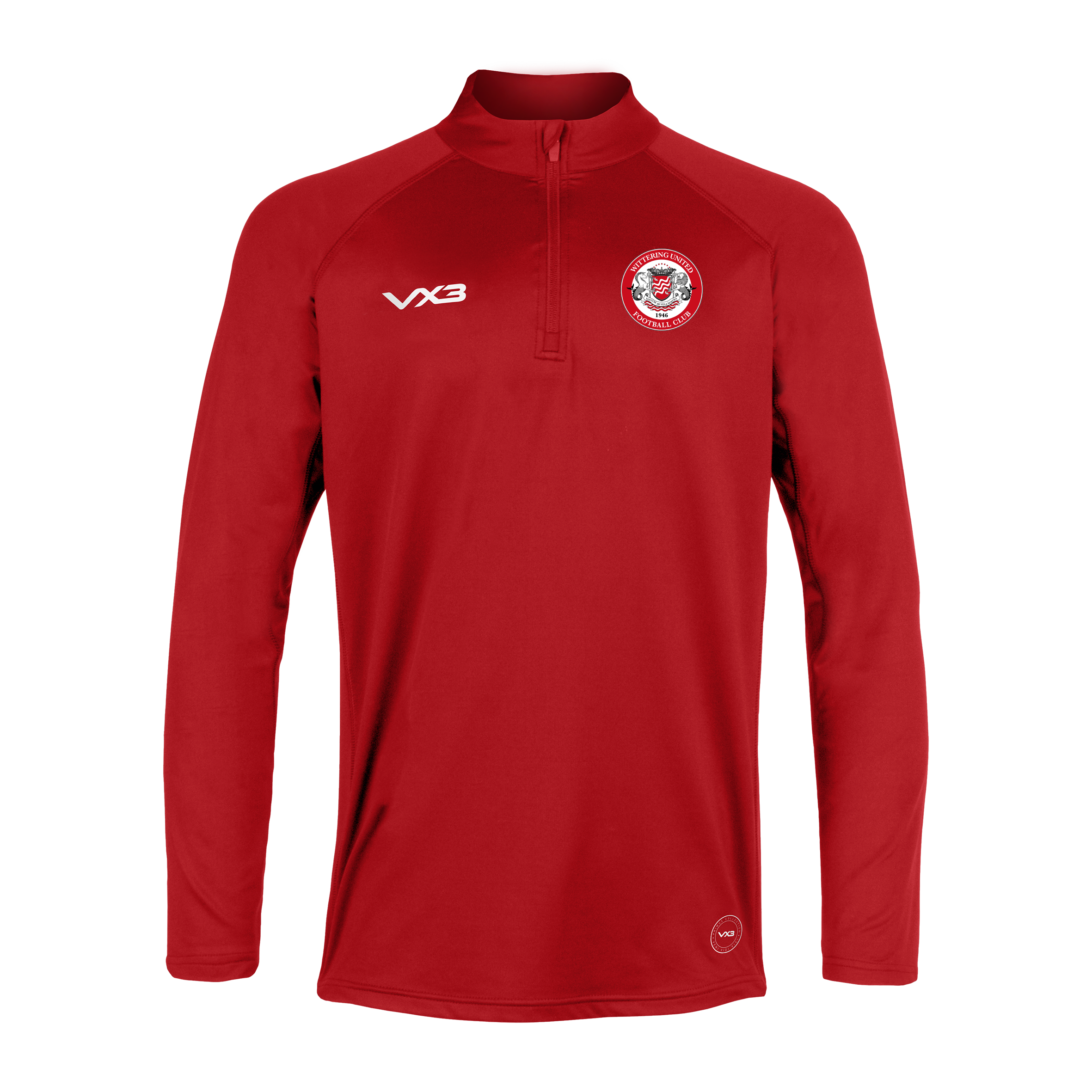 Wittering United FC Primus Quarter Zip Red