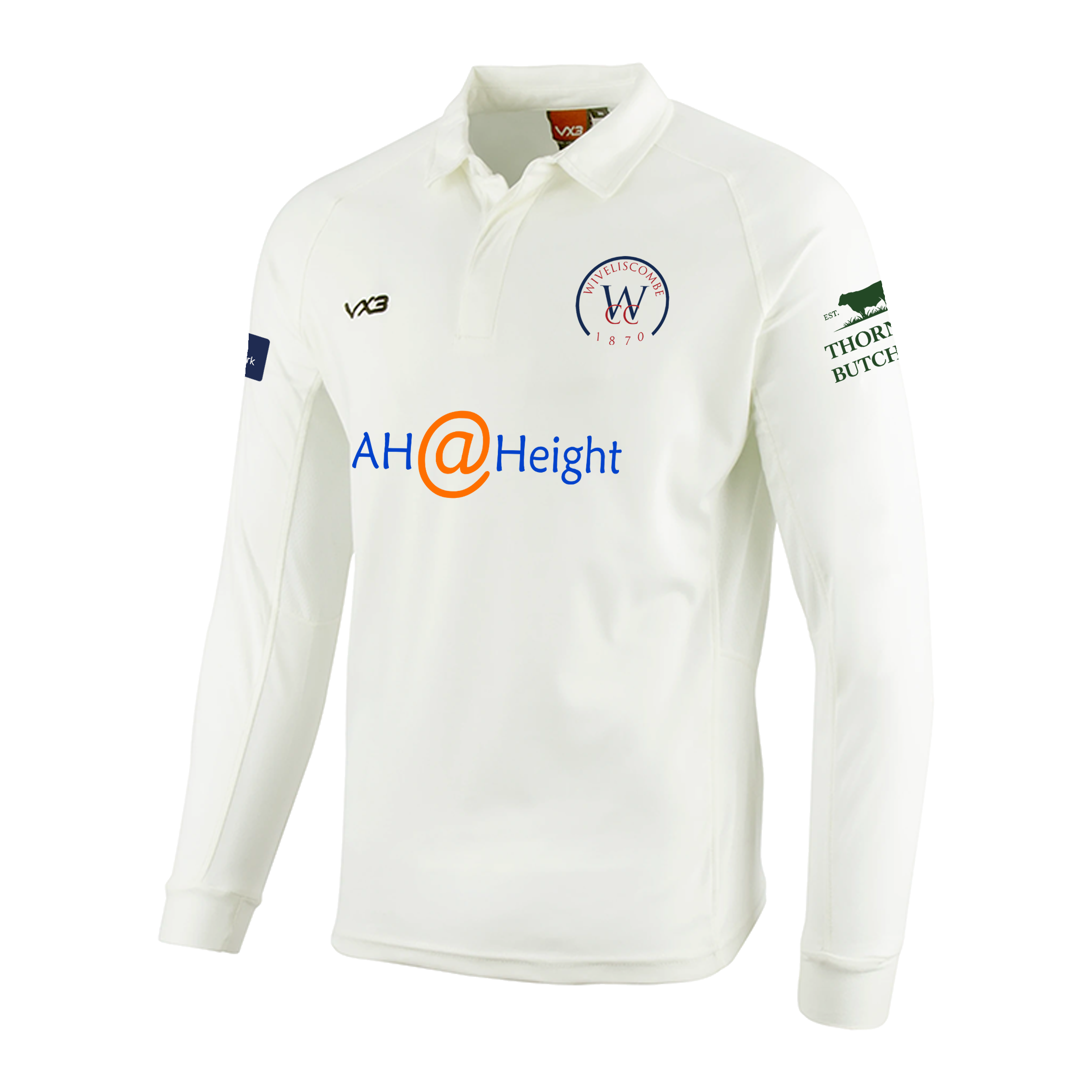 Wiveliscombe Cricket Club Youth Long Sleeve Shirt