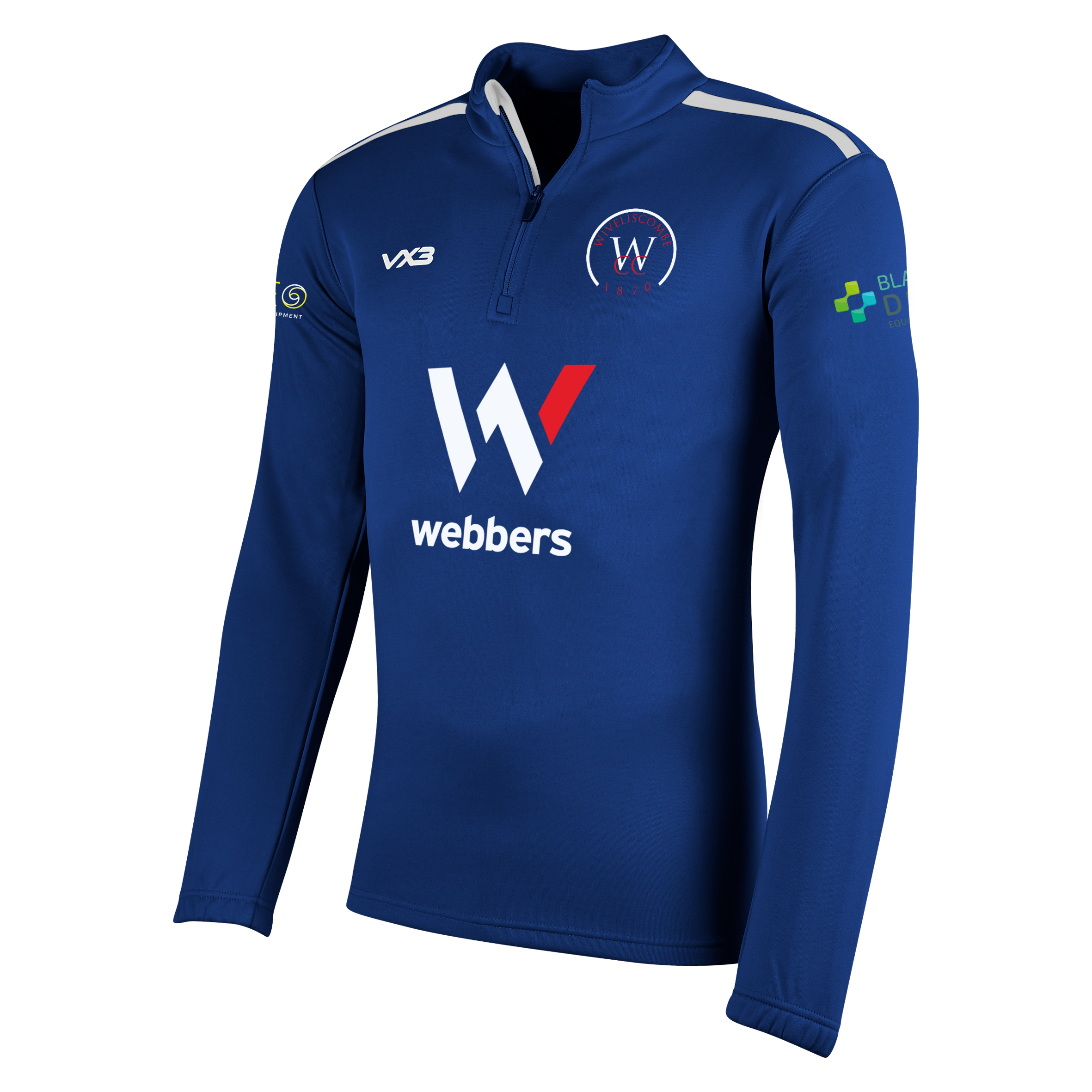 Wiveliscombe Cricket Club Fortis Youth Quarter Zip Sweat