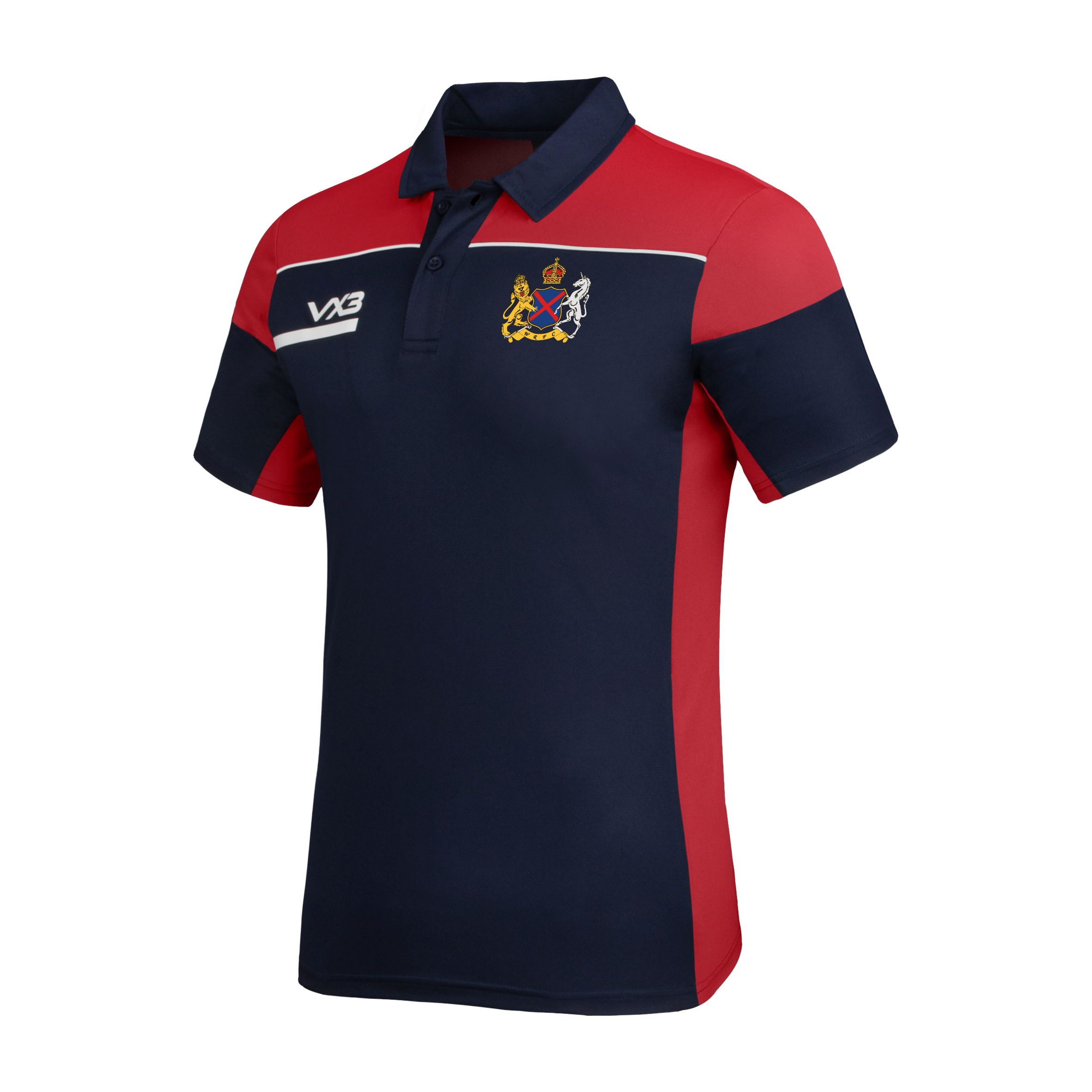 Wiveliscombe RFC Opus Polo - Navy Red