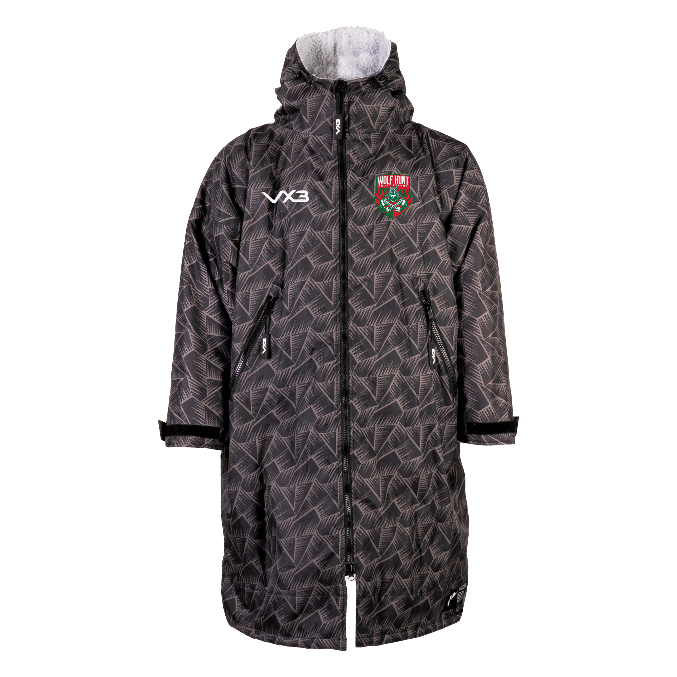 Dry Robe Wolves Wolf Hunt Rugby League Duro Elite Sports Robe – VX3