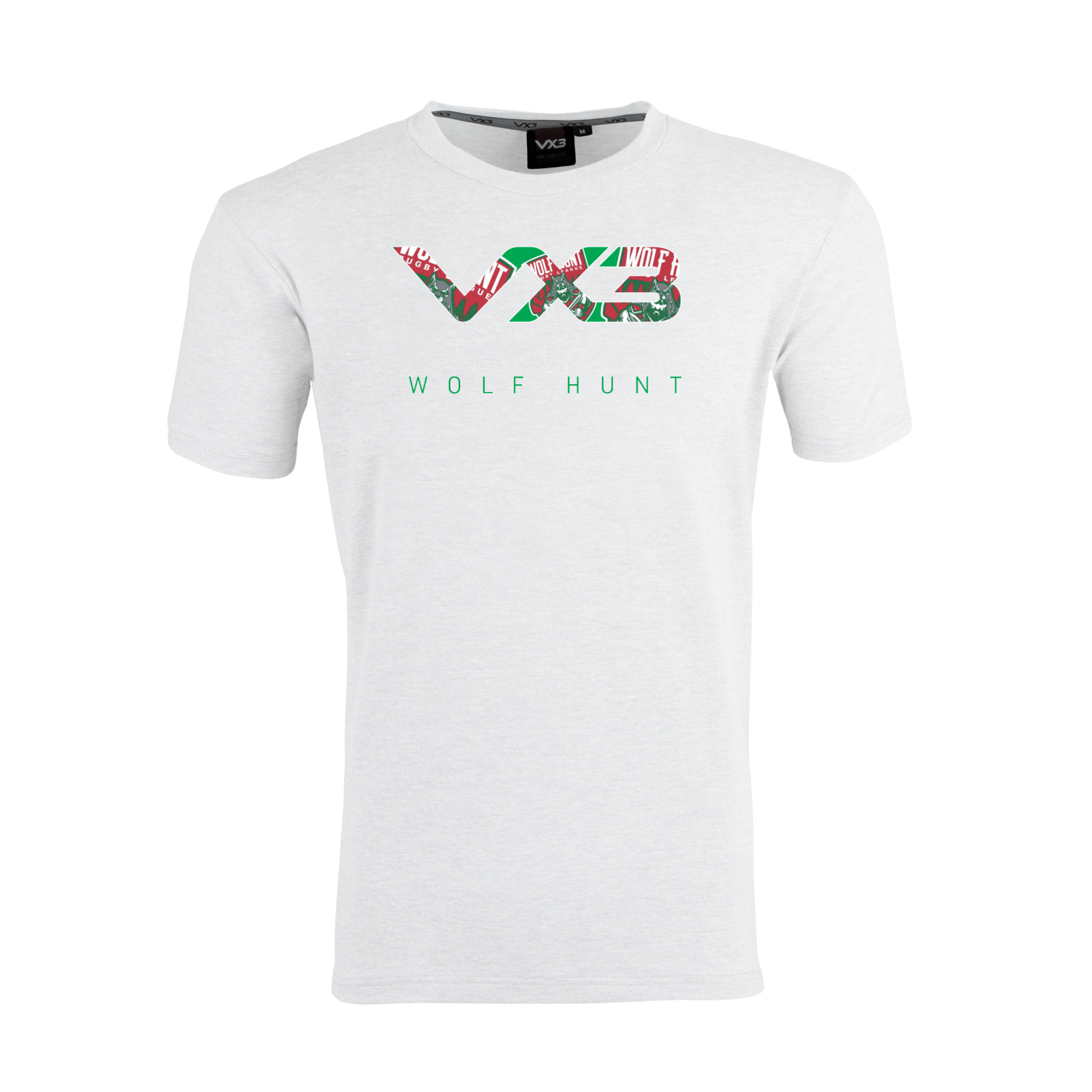 Wolf Hunt Rugby League White Invicta Club Tee