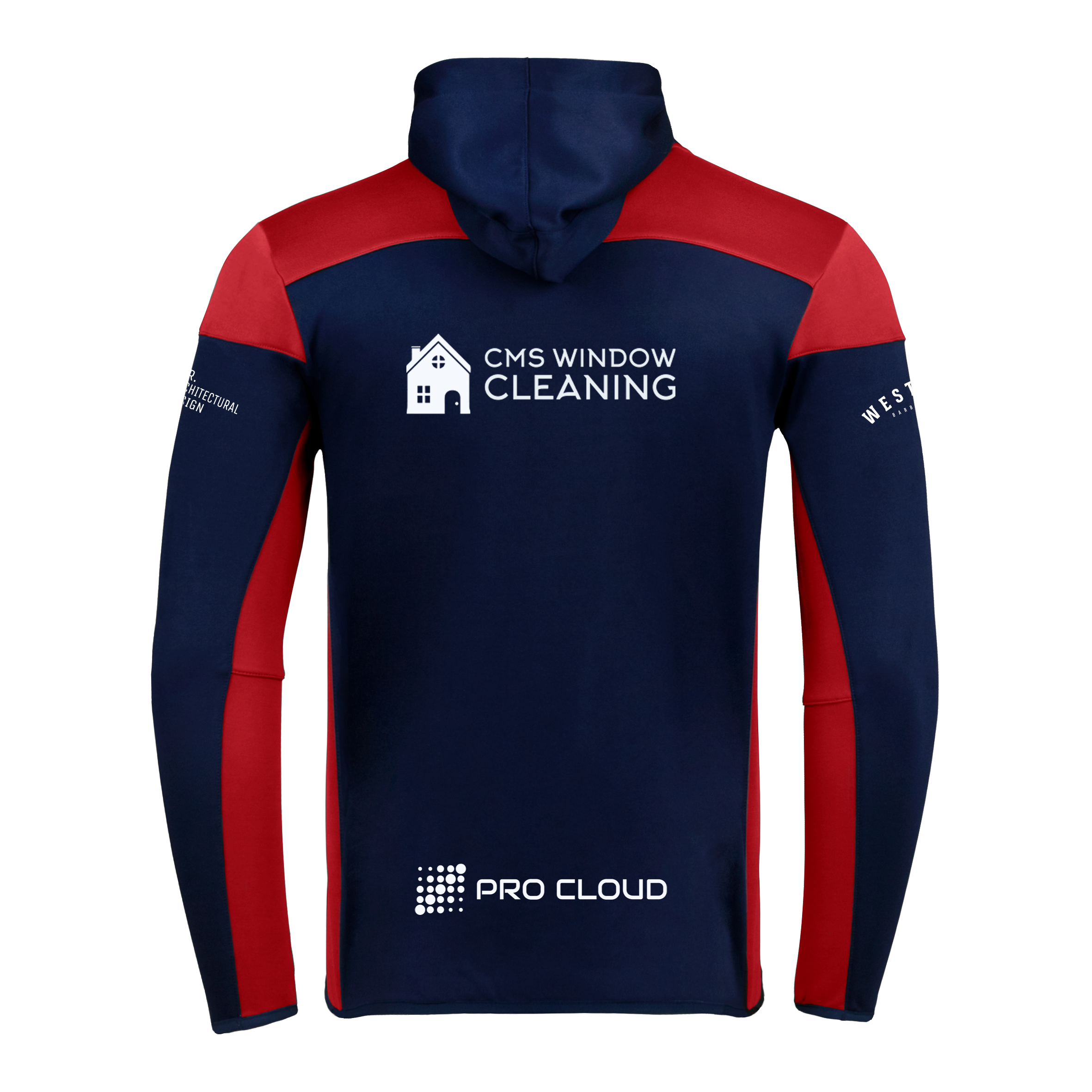 Wyvern United FC Opus Zoodie - Navy Red