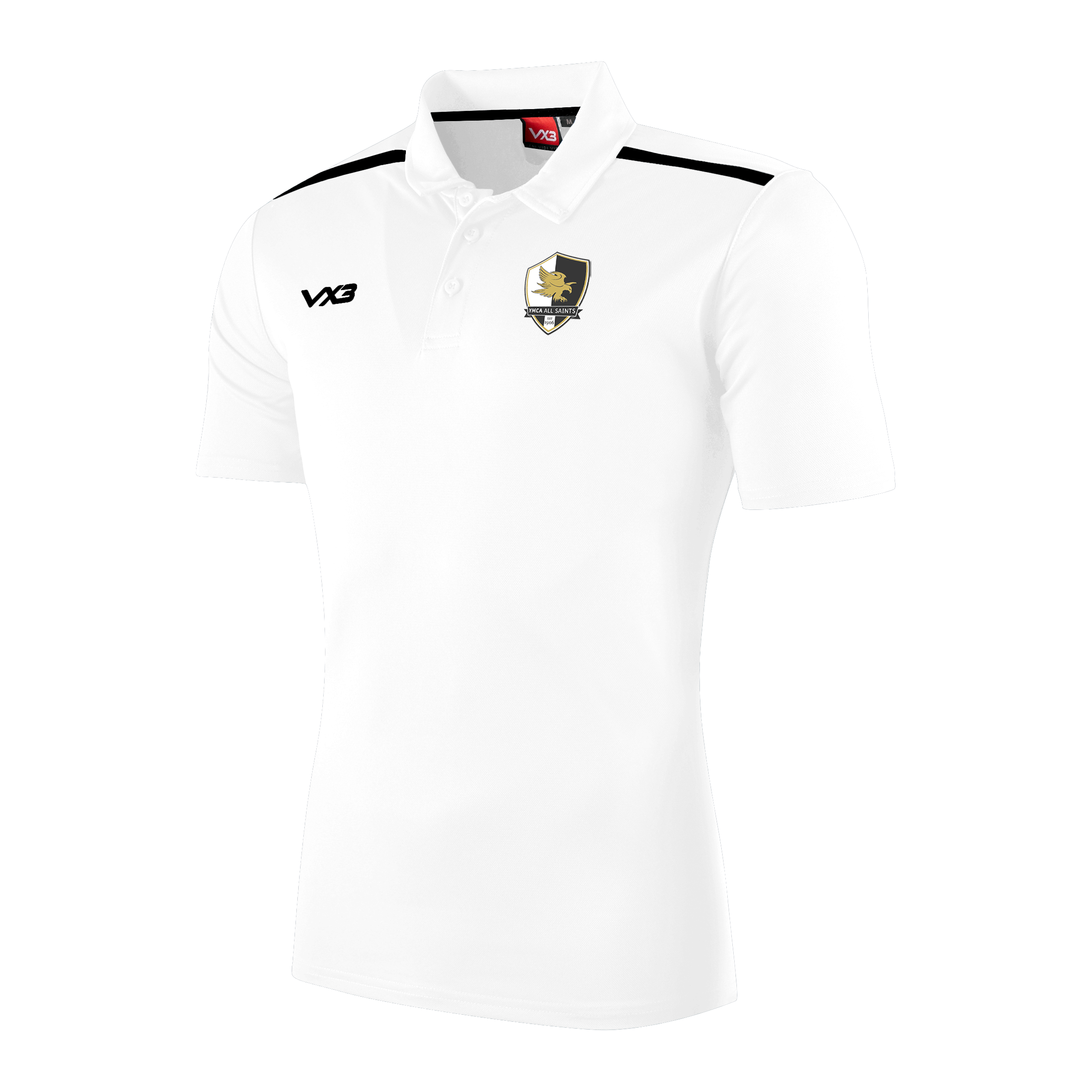 YMCA All Saints FC White Fortis Youth Polo