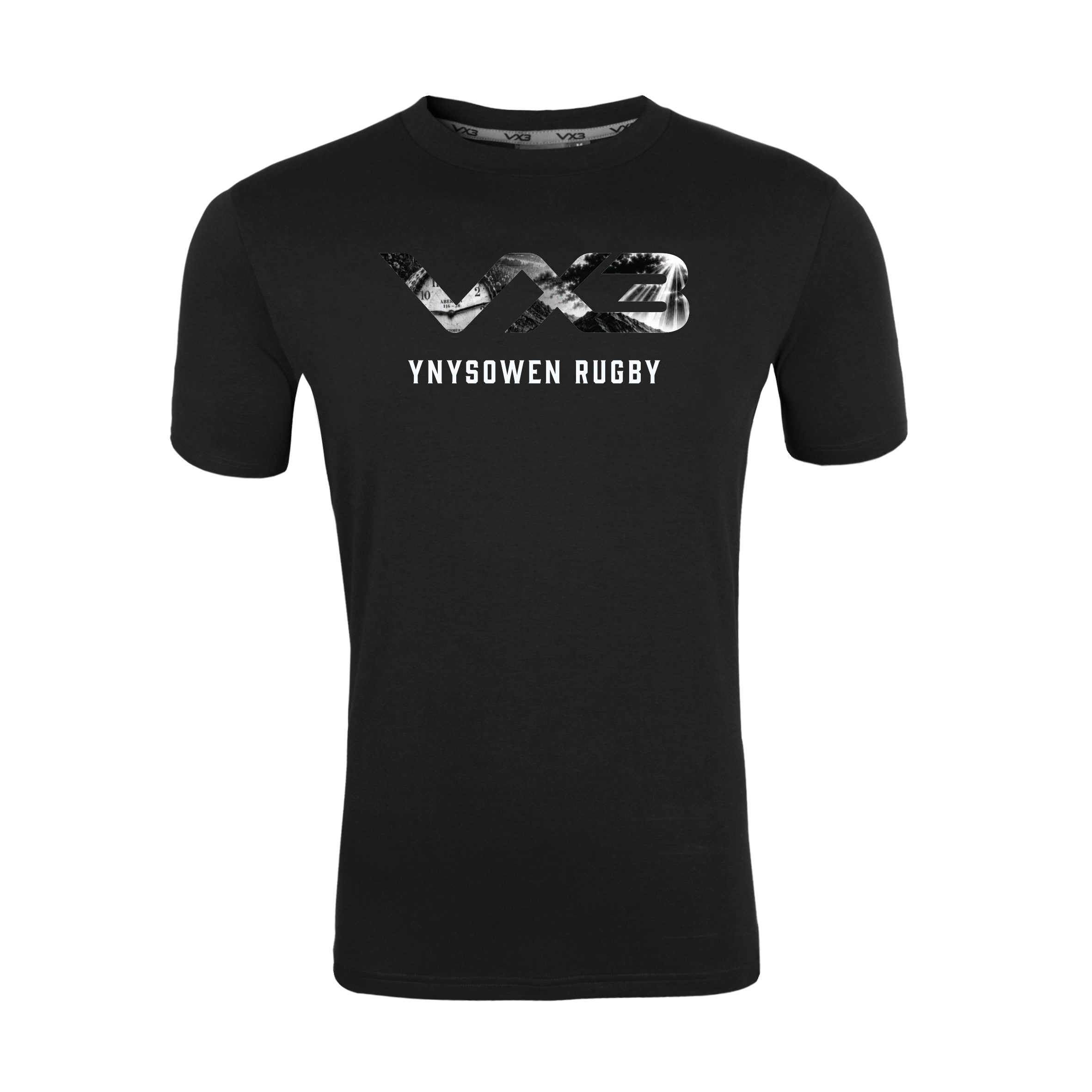 Ynysowen RFC Black Invicta Club Tee
