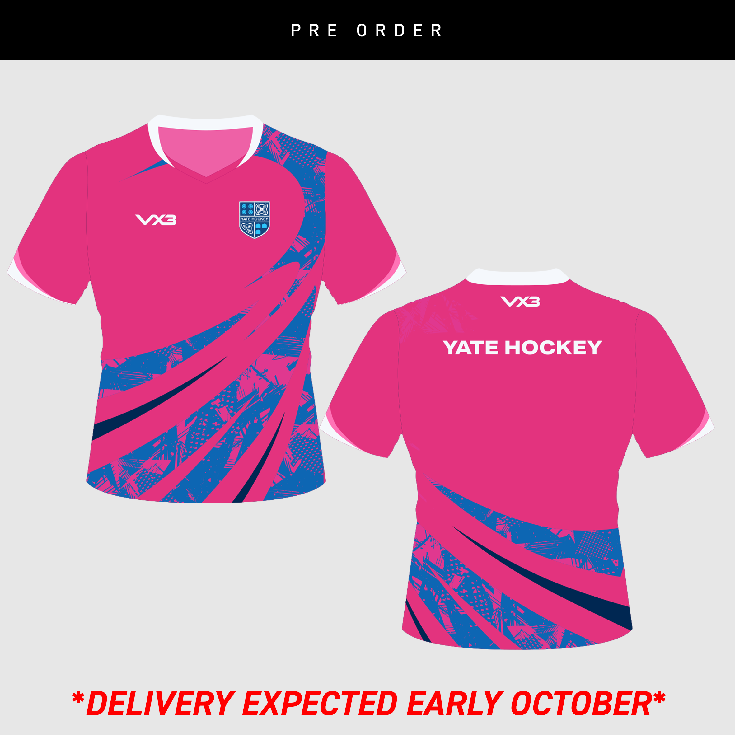Yate Hockey Club Euro Away Tee (Pre-Order 3)