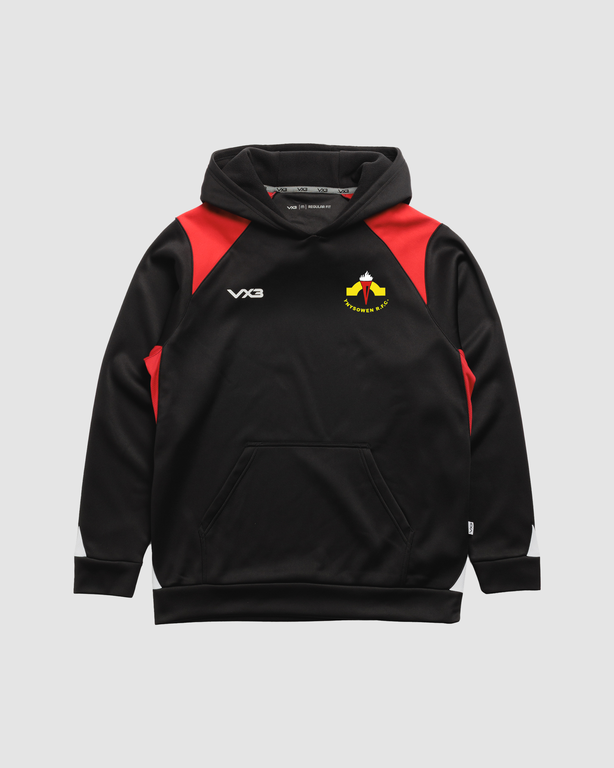 Ynysowen RFC Black Vertex Hoodie