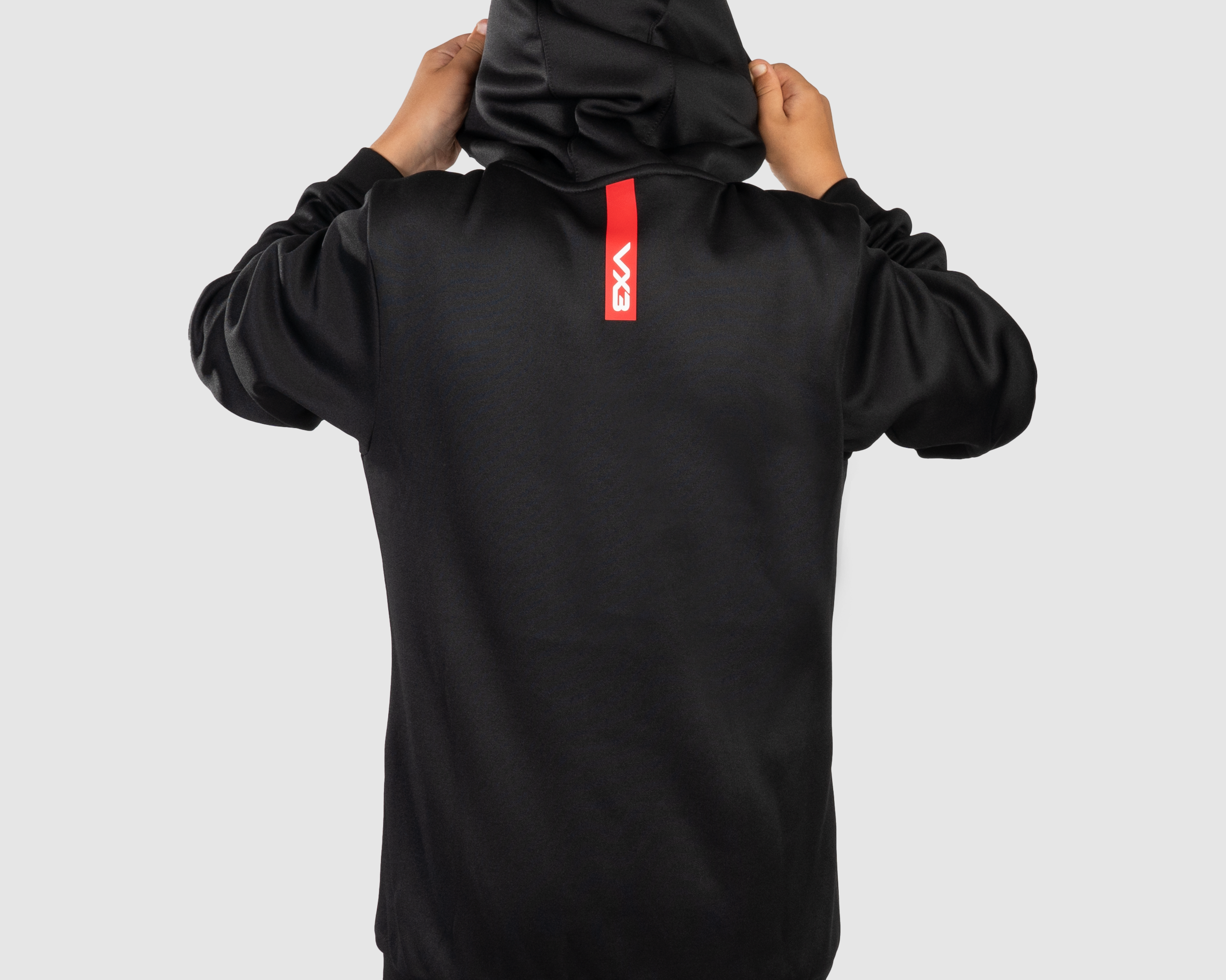 YouthFortisBlackRedHoodieBack.png