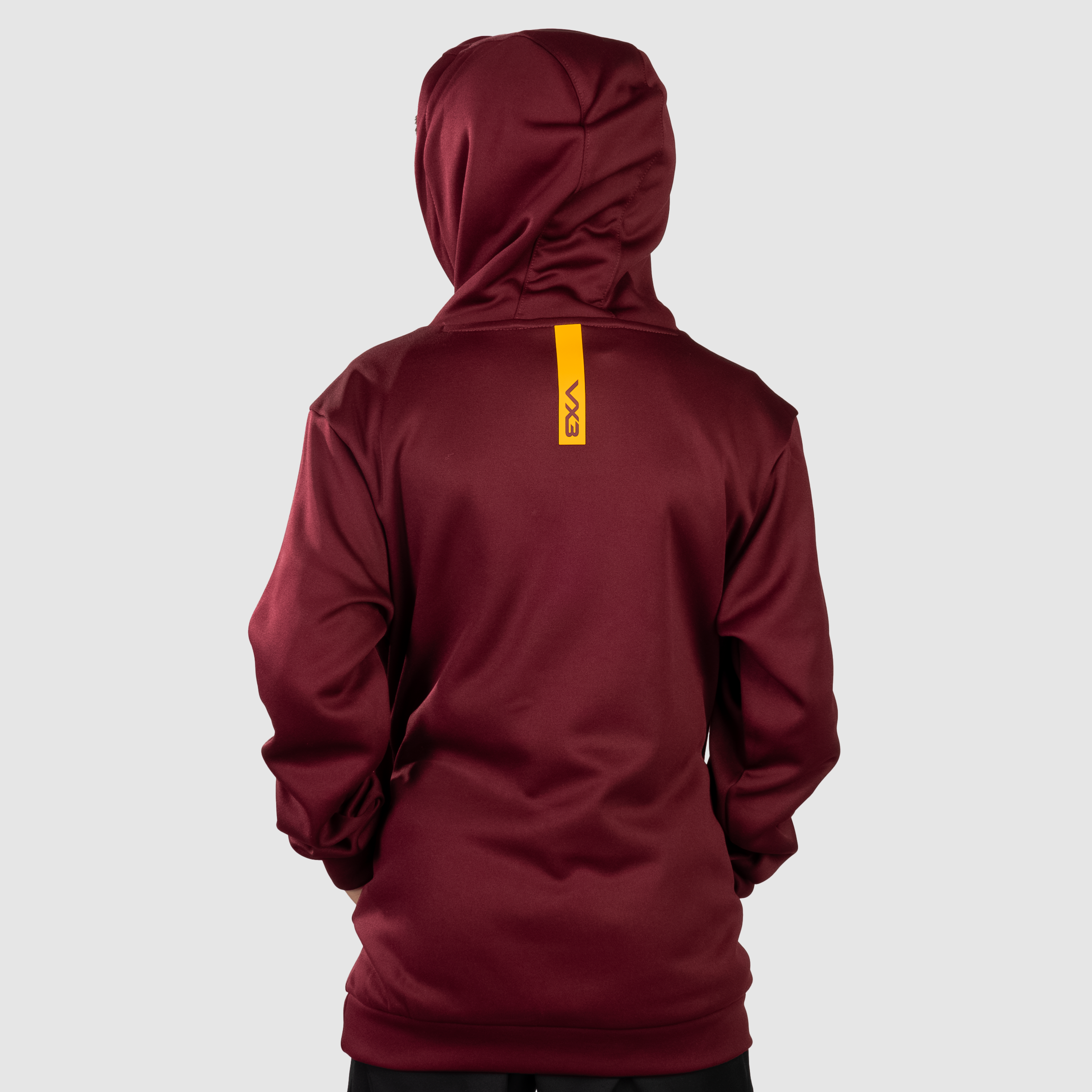 Fortis Youth Hoodie Maroon/Amber
