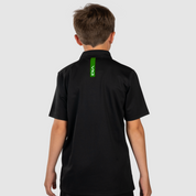 Fortis Youth Polo Black/Emerald