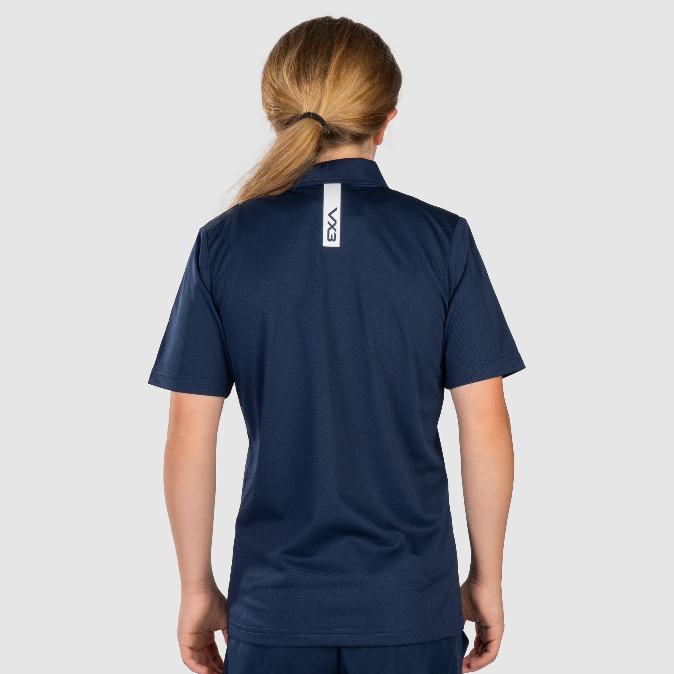 Fortis Youth Polo Navy/White