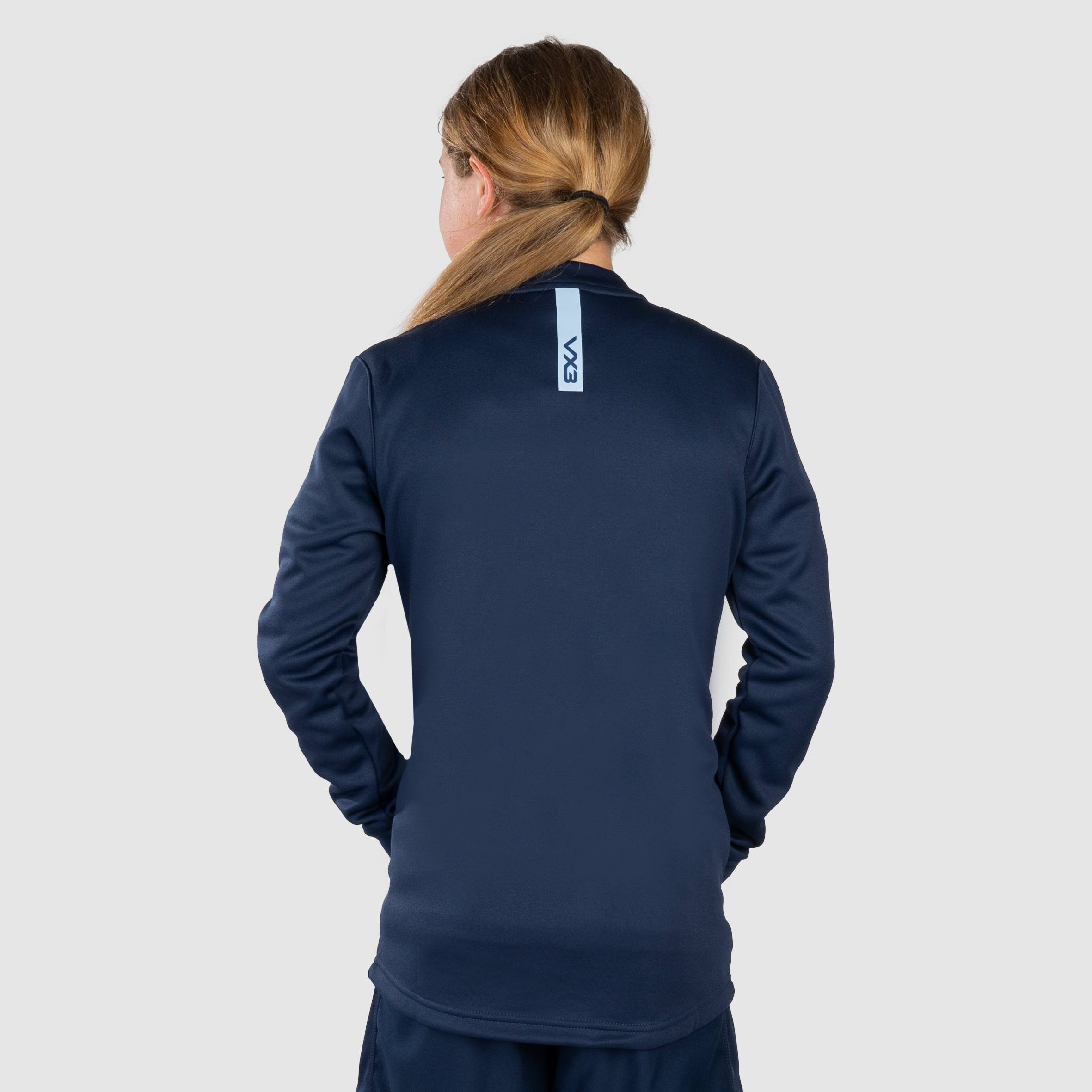 Fortis Youth Presentation Jacket Navy/White