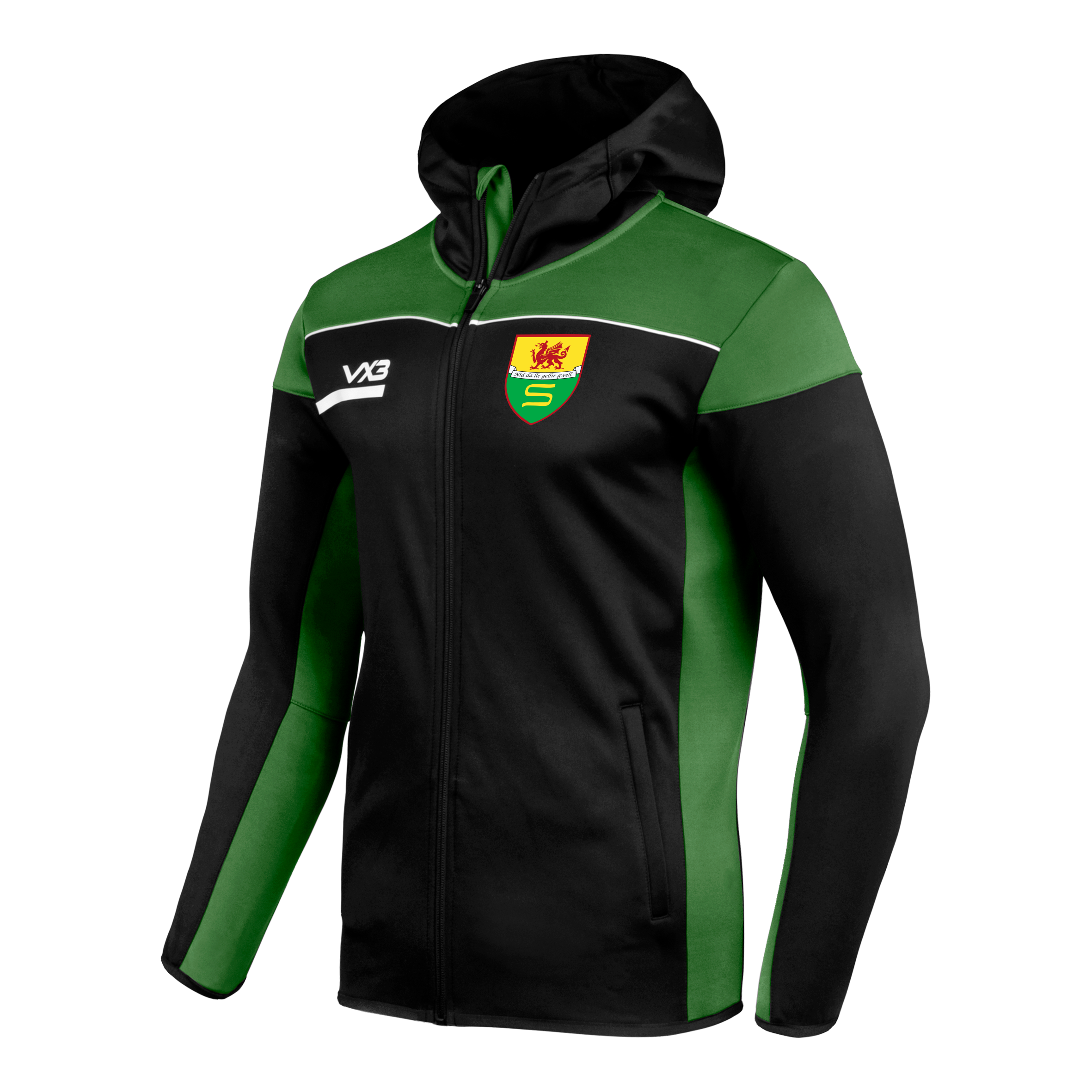 Ysgol Y Strade Opus Zoodie Youth - Black Emerald