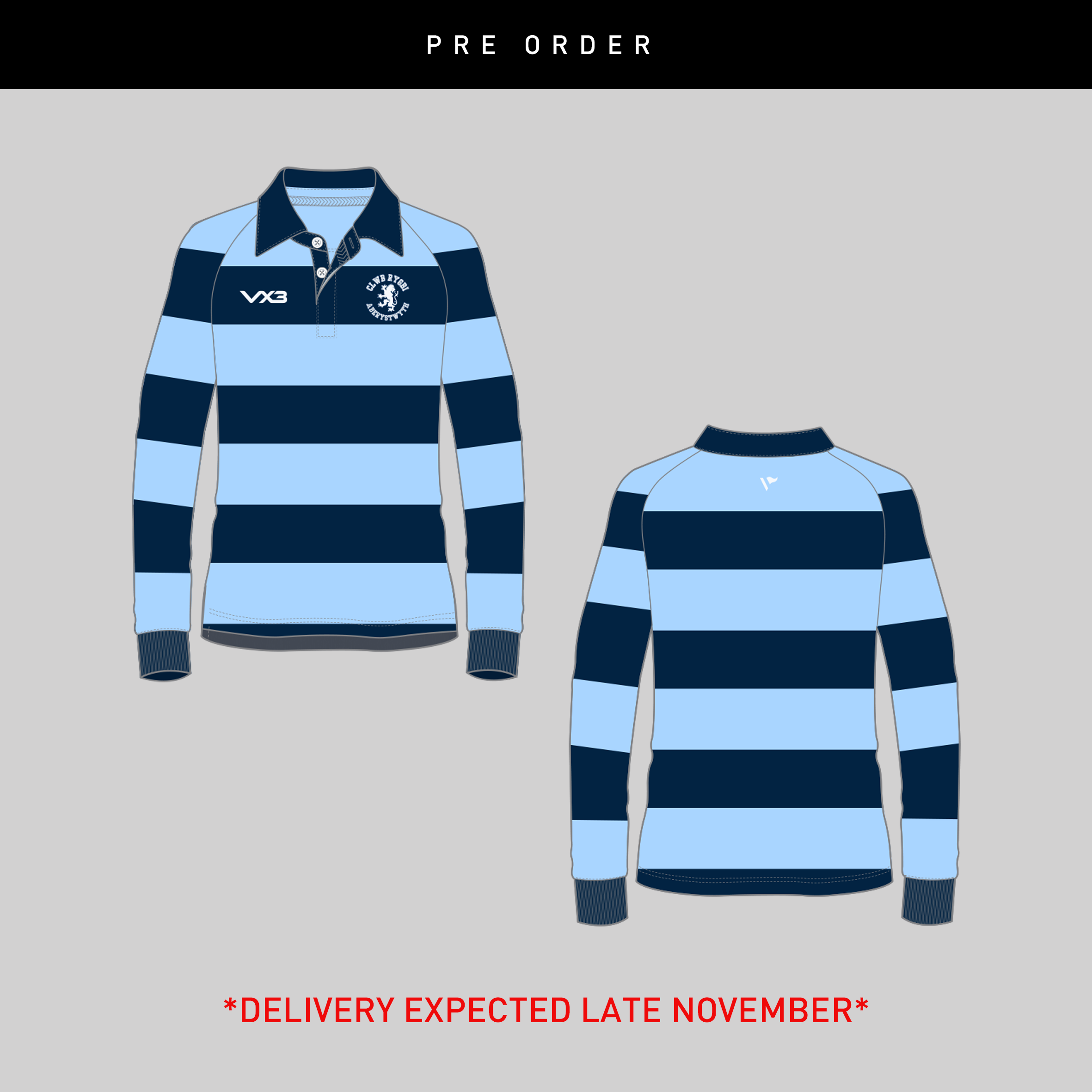 Aberystwyth RFC LS Heritage Jersey 2.0
