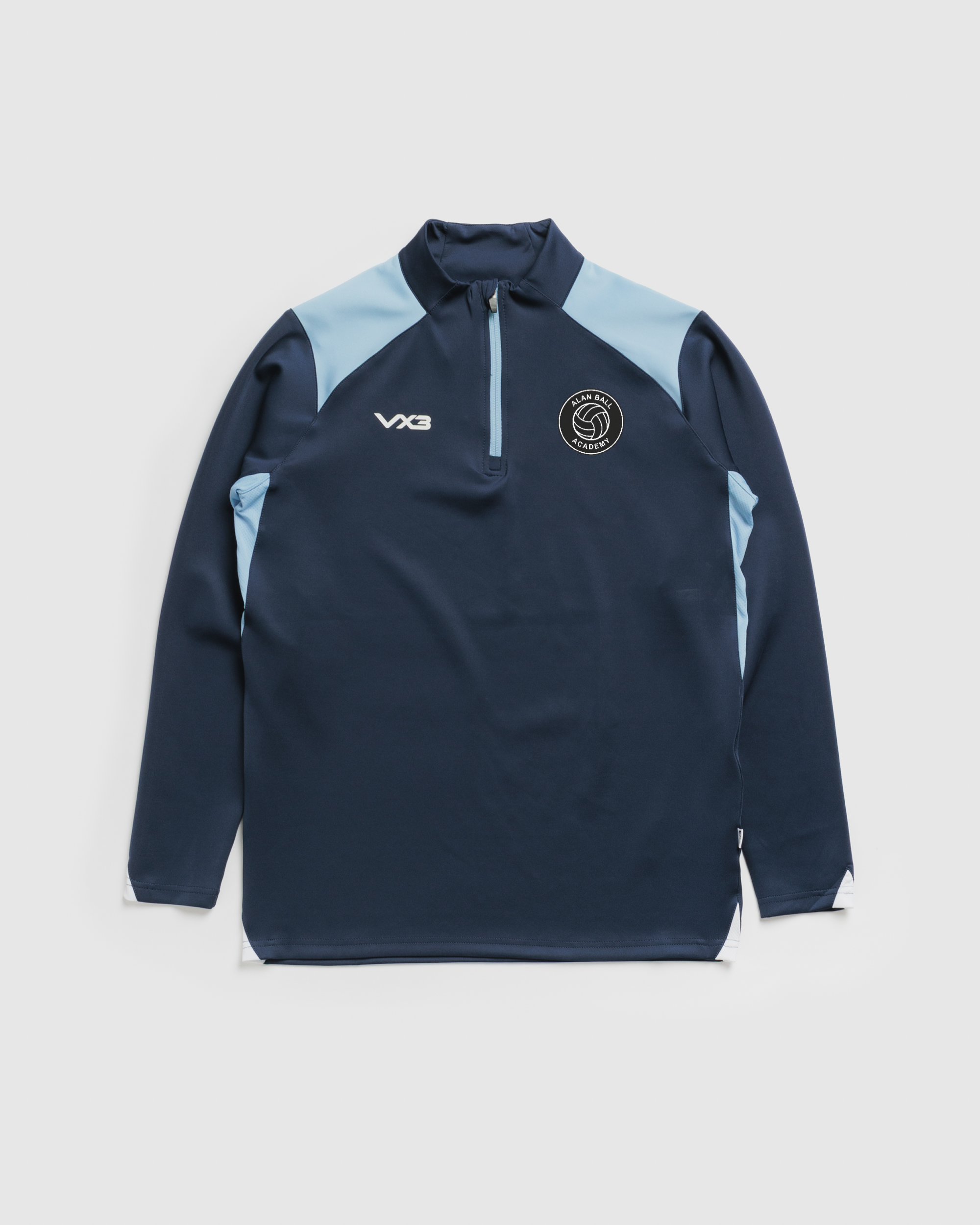 Alan Ball Academy Vertex Quarter Zip -Navy/Sky/White