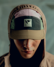 Linear 5 Panel Run Cap - Sunset Mist