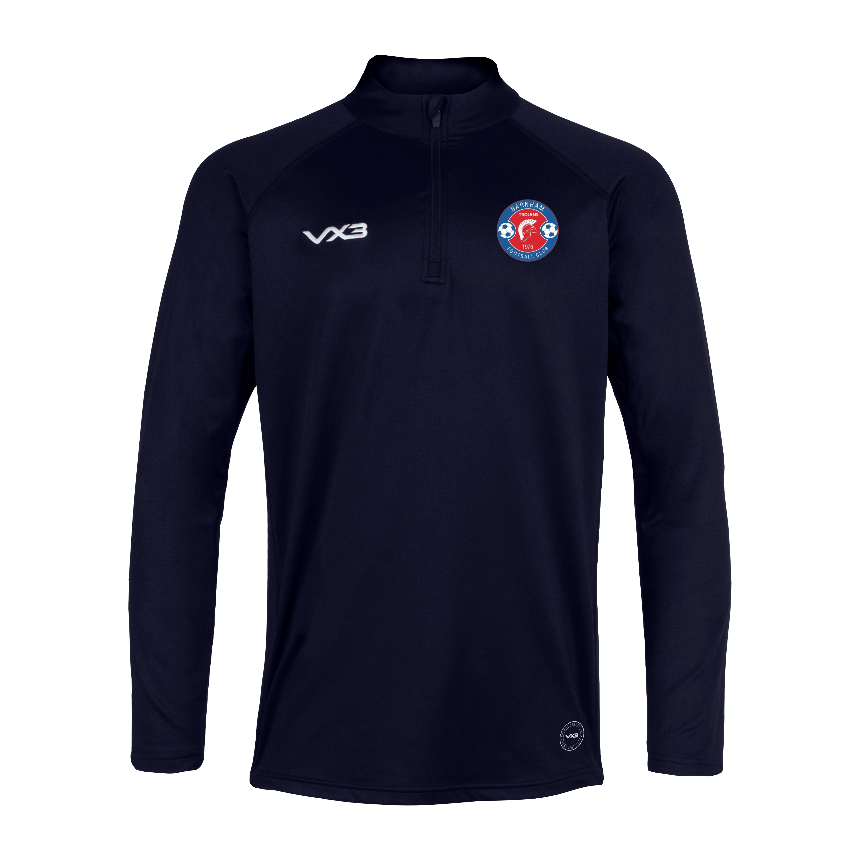 Barnham Trojans Primus Youth Quarter Zip Navy