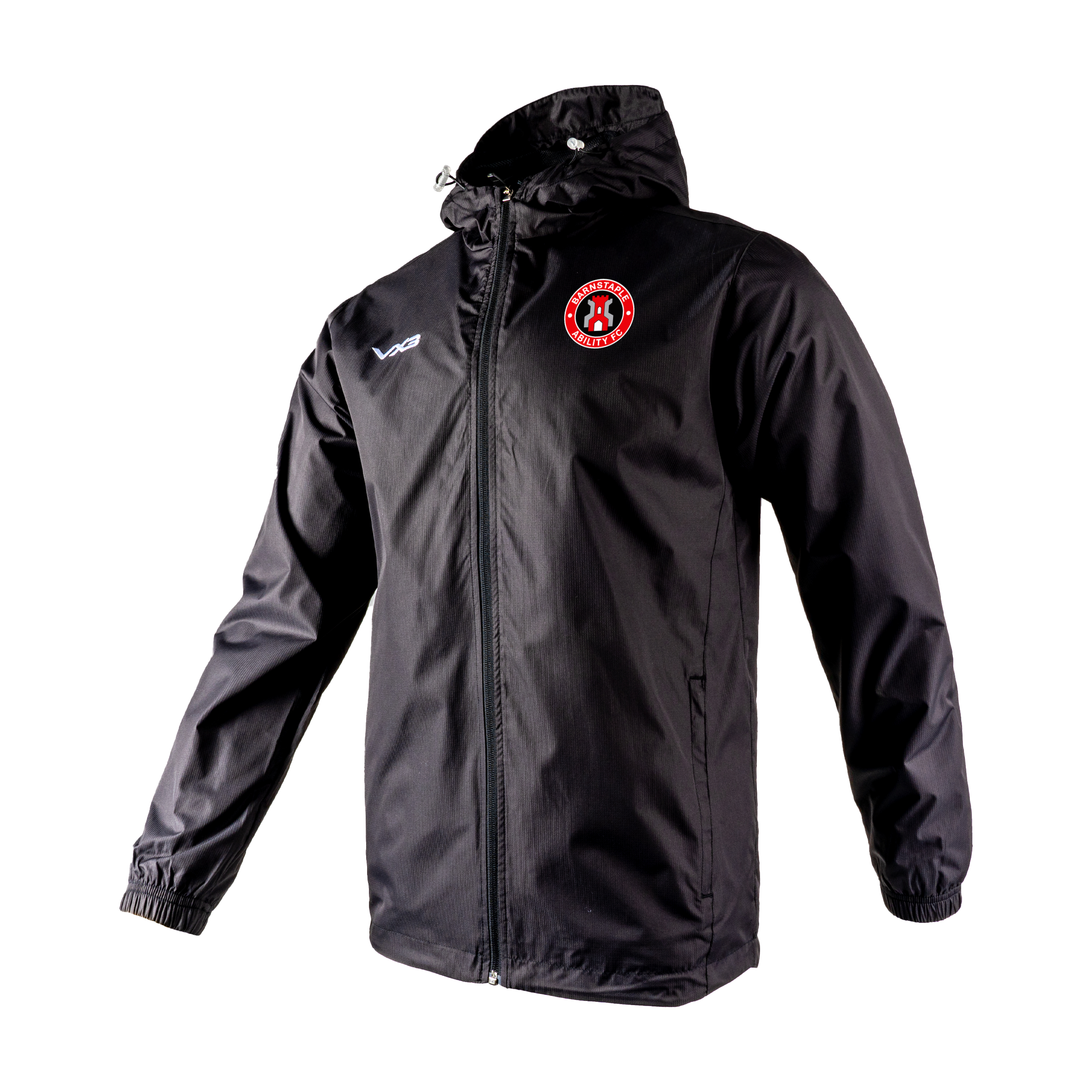 Barnstaple Ability FC Black Primus Rain Jacket