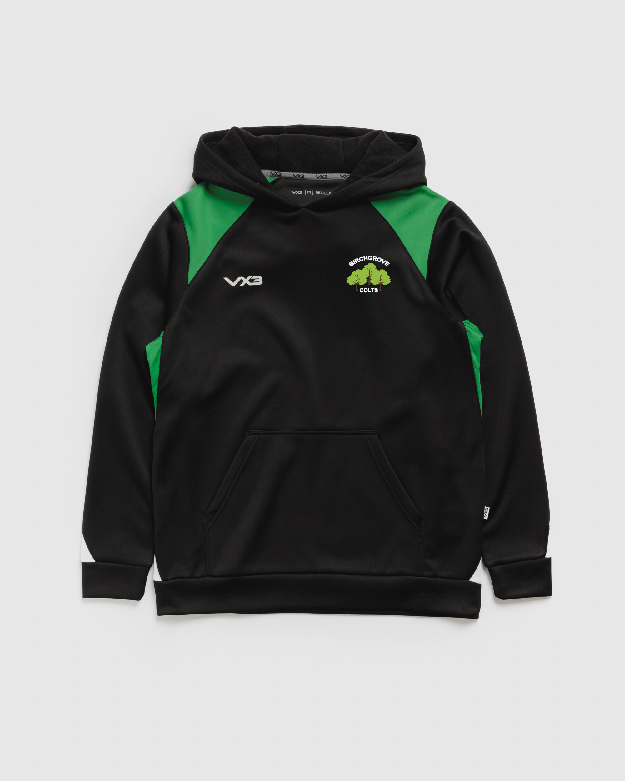 Birchgrove Colts FC Vertex Hoodie -Black/Emerald/White