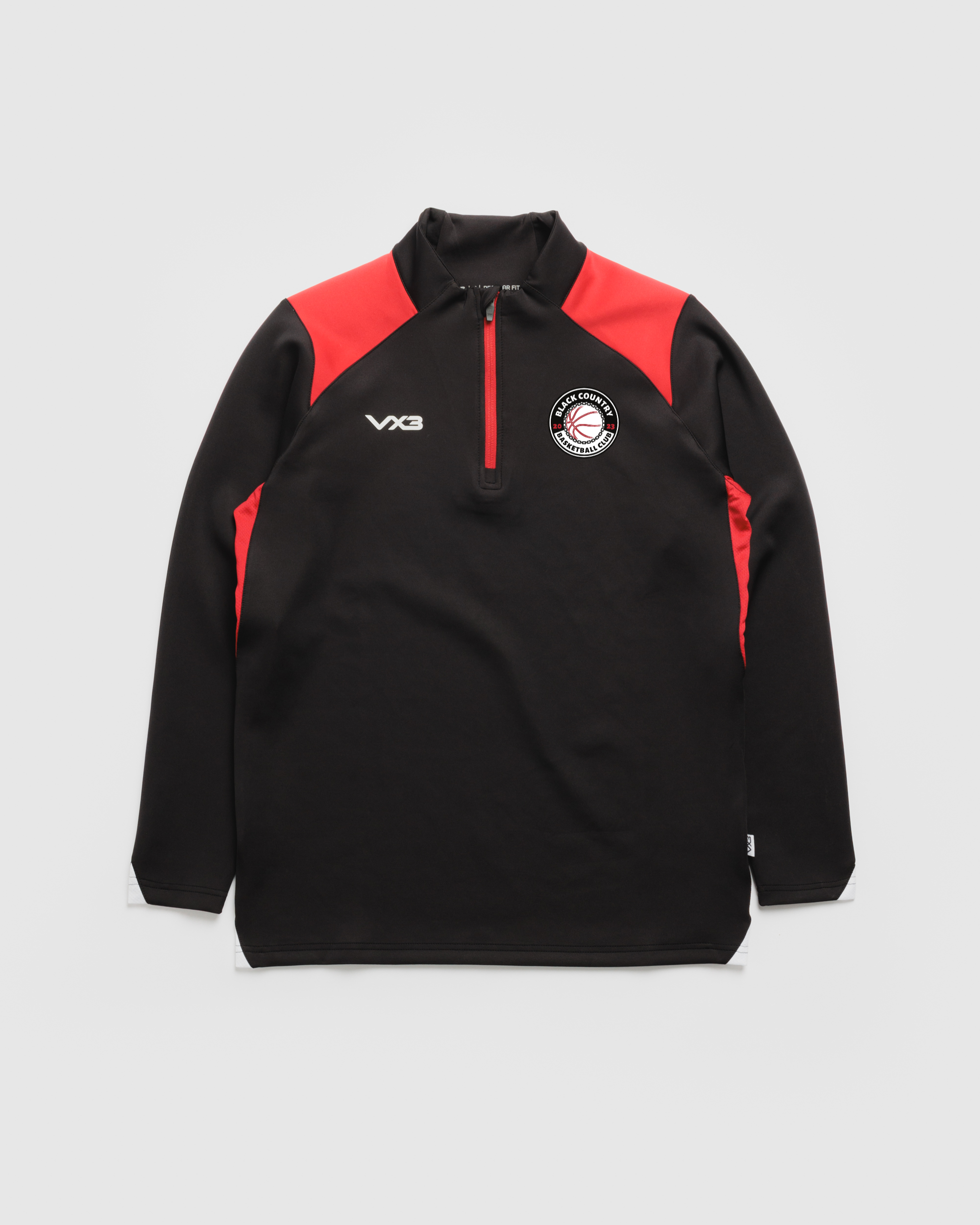 Black Country Steelers Basketball  Vertex Youth Quarter Zip