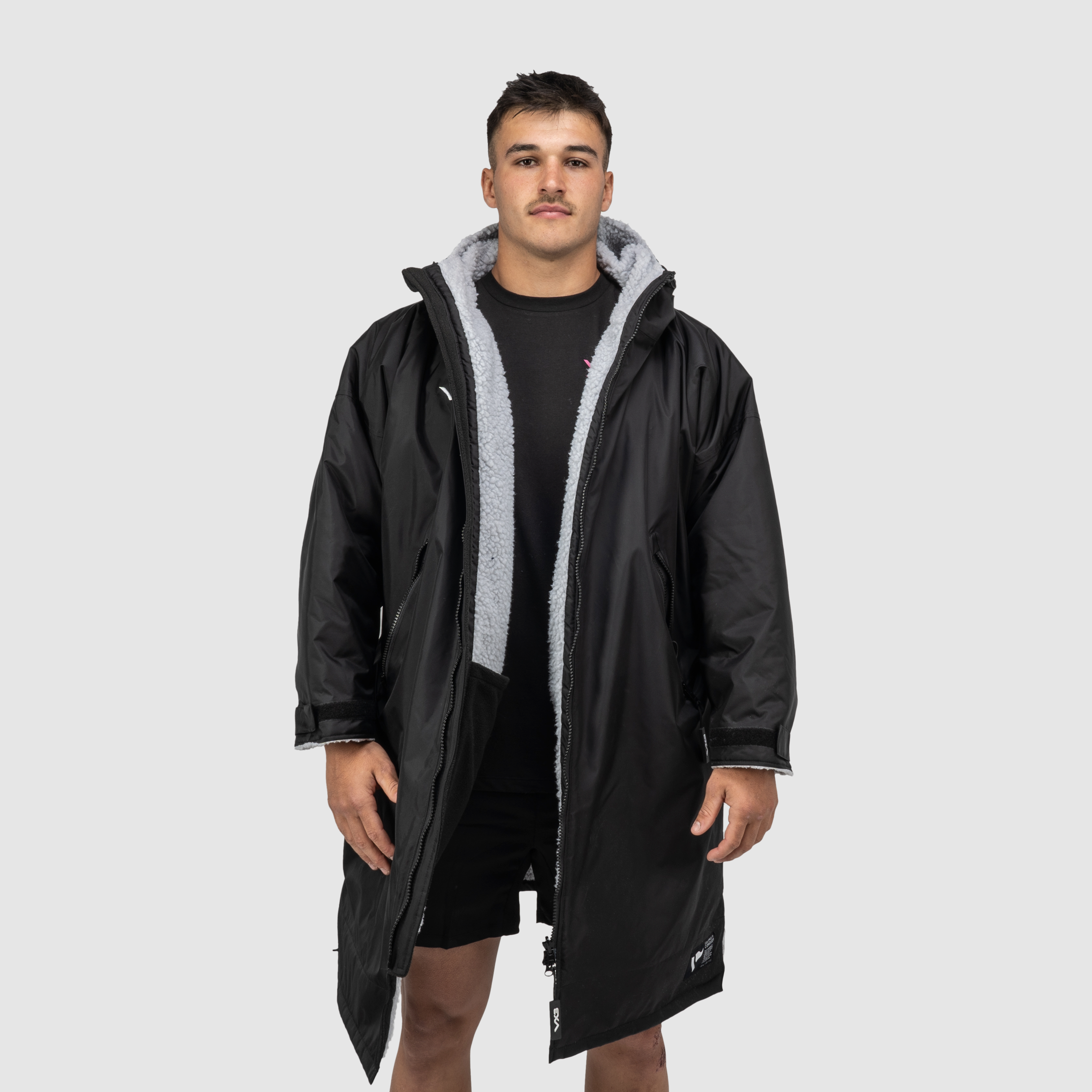 Duro Elite Sports Robe Black/Grey