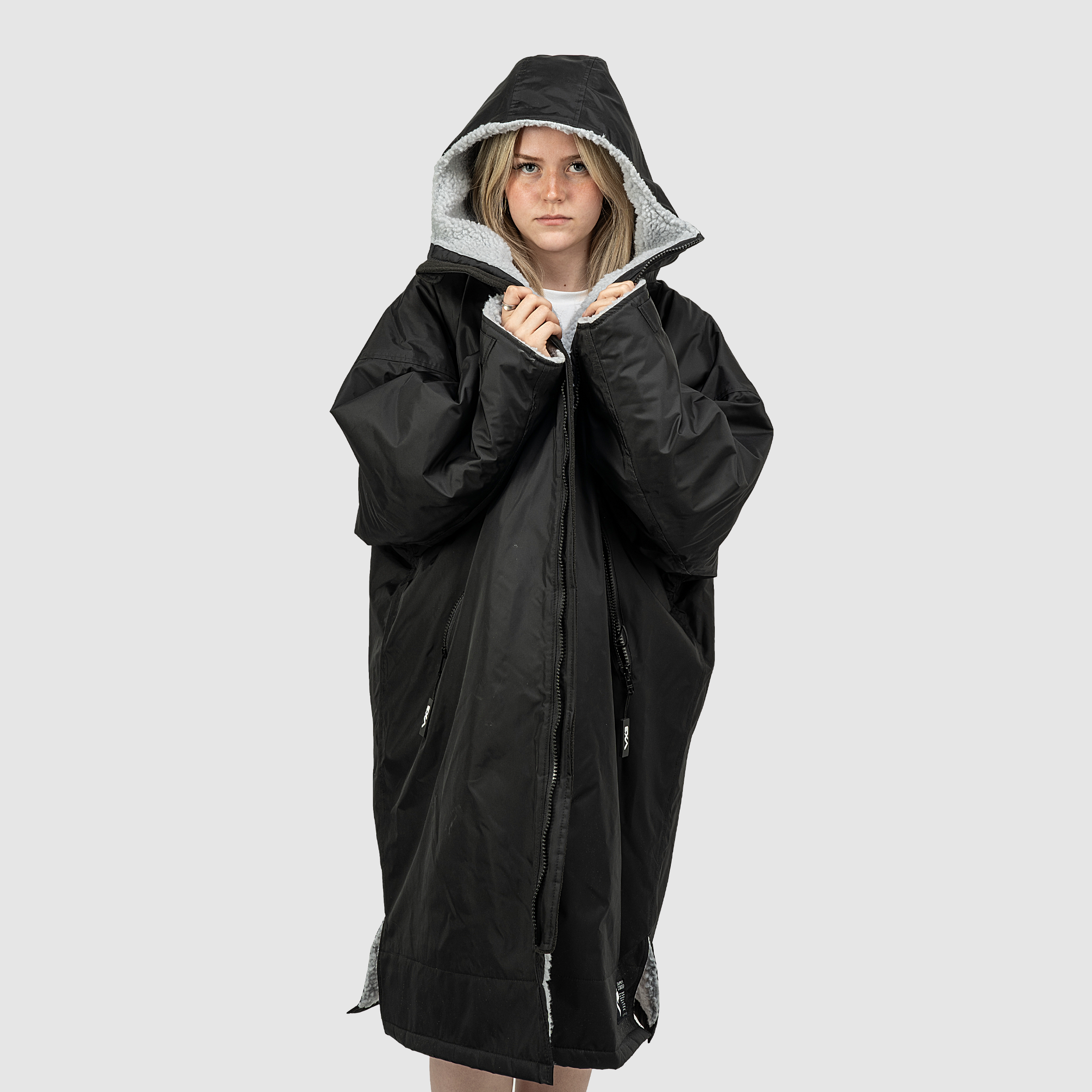 Duro Elite Sports Robe Black/Grey