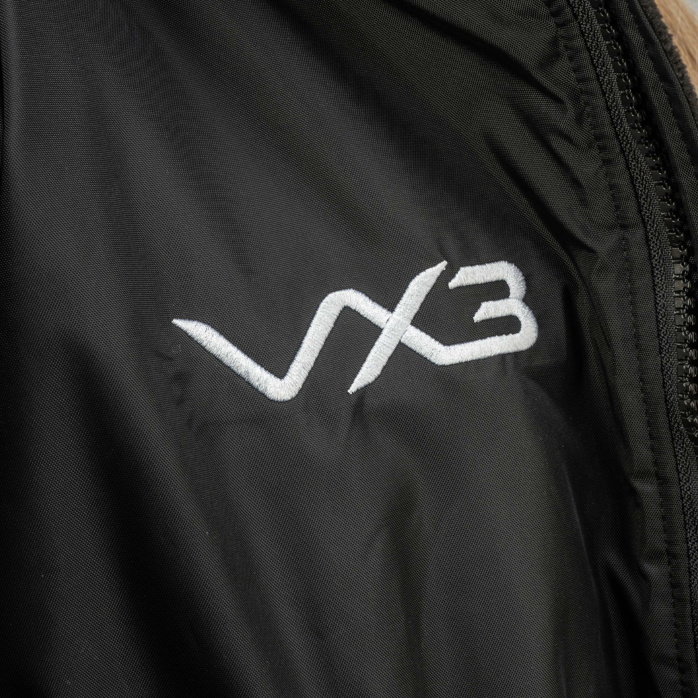 Duro Elite Sports Robe Black/Grey