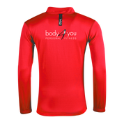 Body4You Red Fortis Youth Quarter Zip Sweat