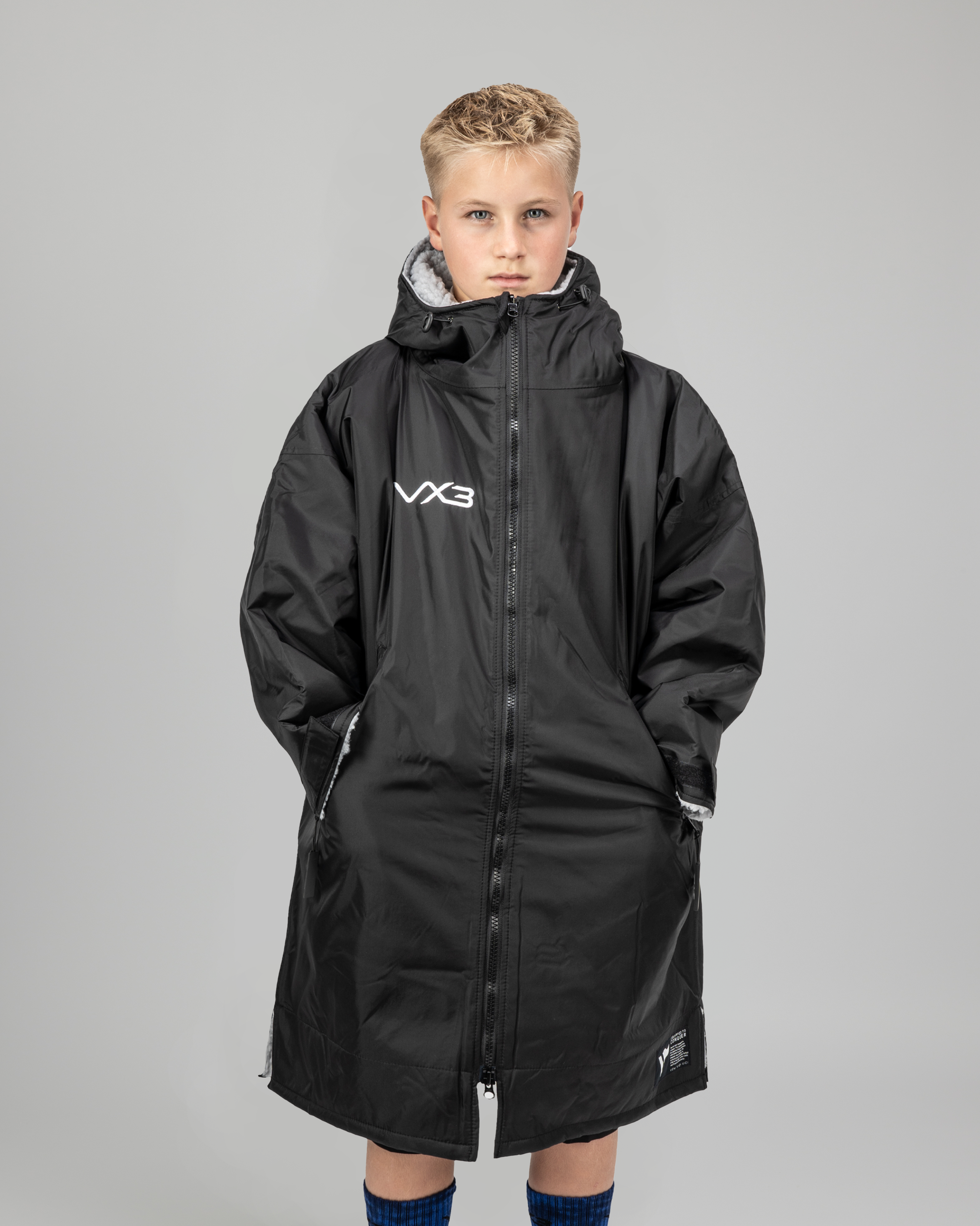 Duro Elite Sports Robe Black/Grey Kids