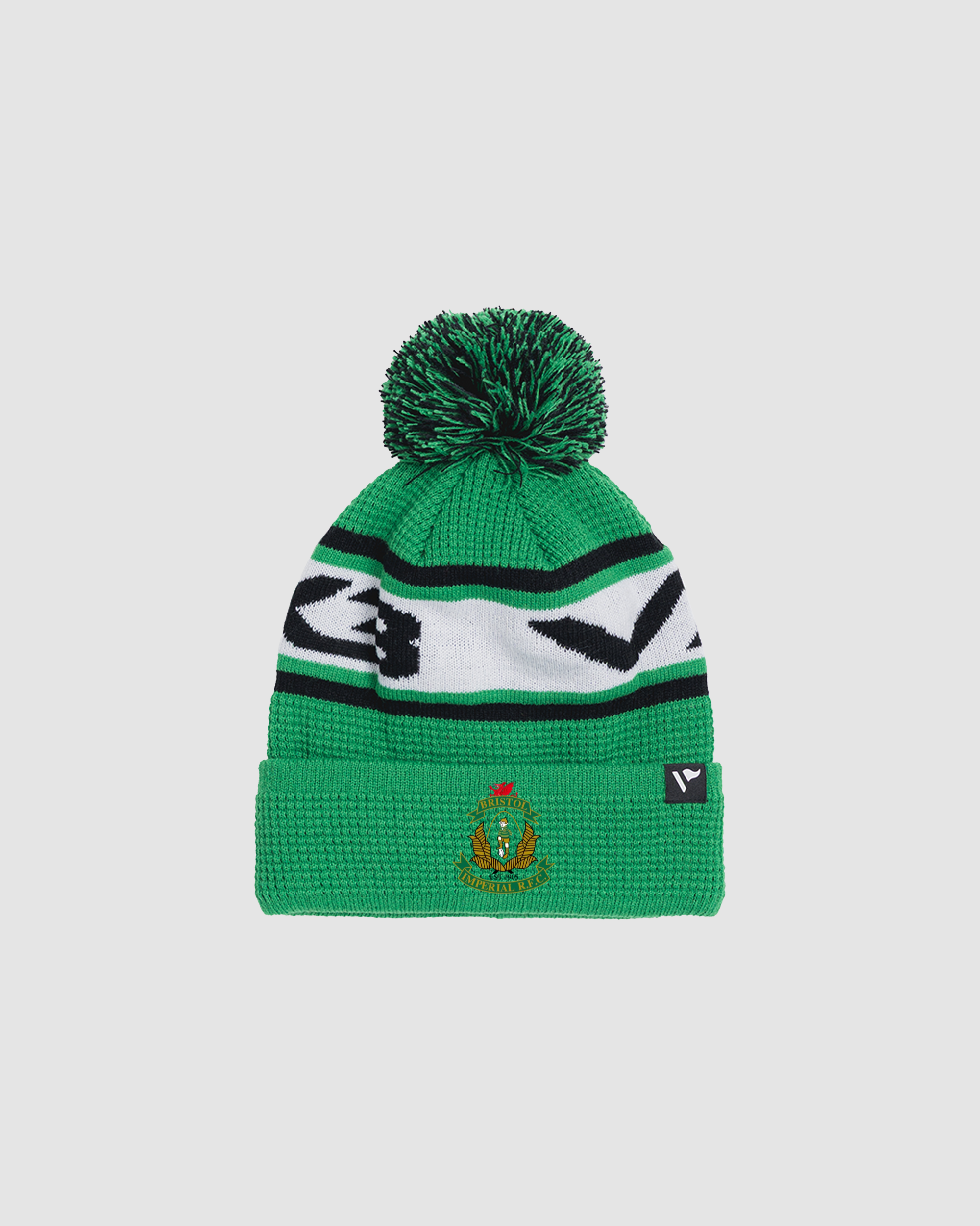 Bristol Imperial RFC Waffle Knit Bobble Hat -