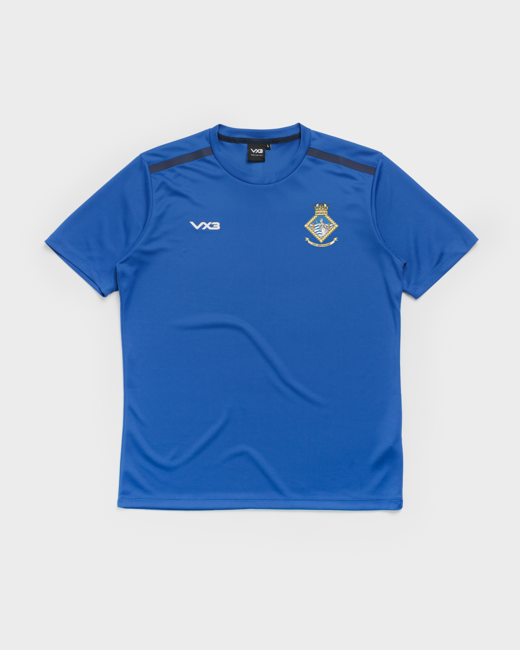 Britannia Royal Naval College Fortis Tee - Royal/Navy