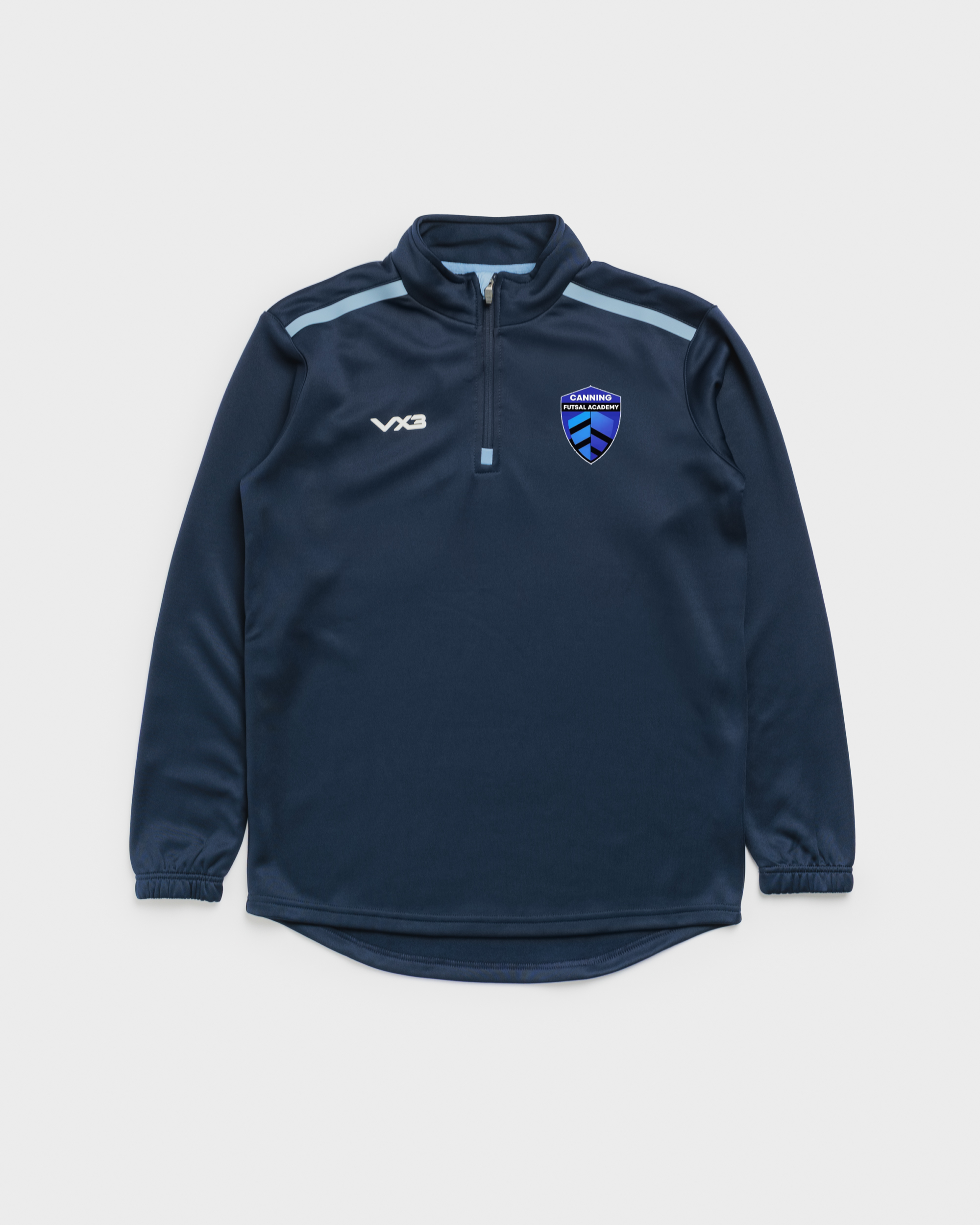 Canning Futsal Academy  Fortis Youth Quarter Zip Sweat