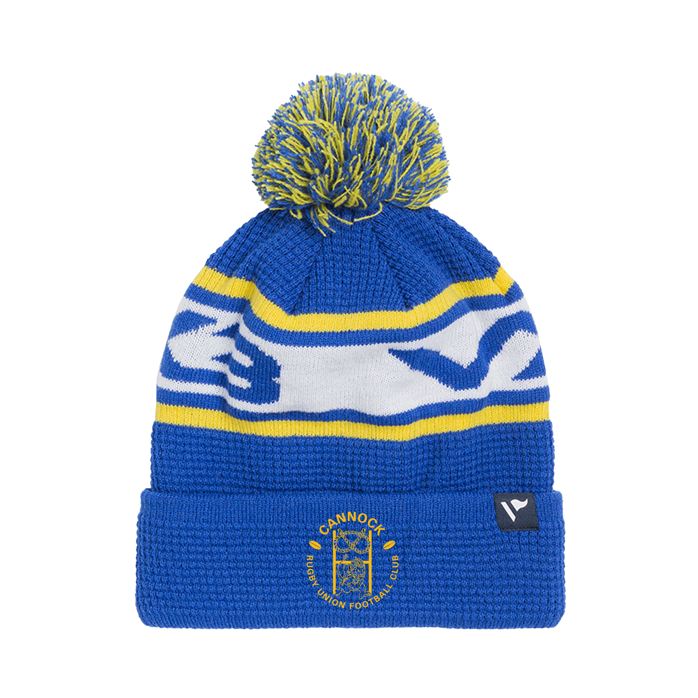 Cannock RUFC Waffle Knit Bobble Hat -