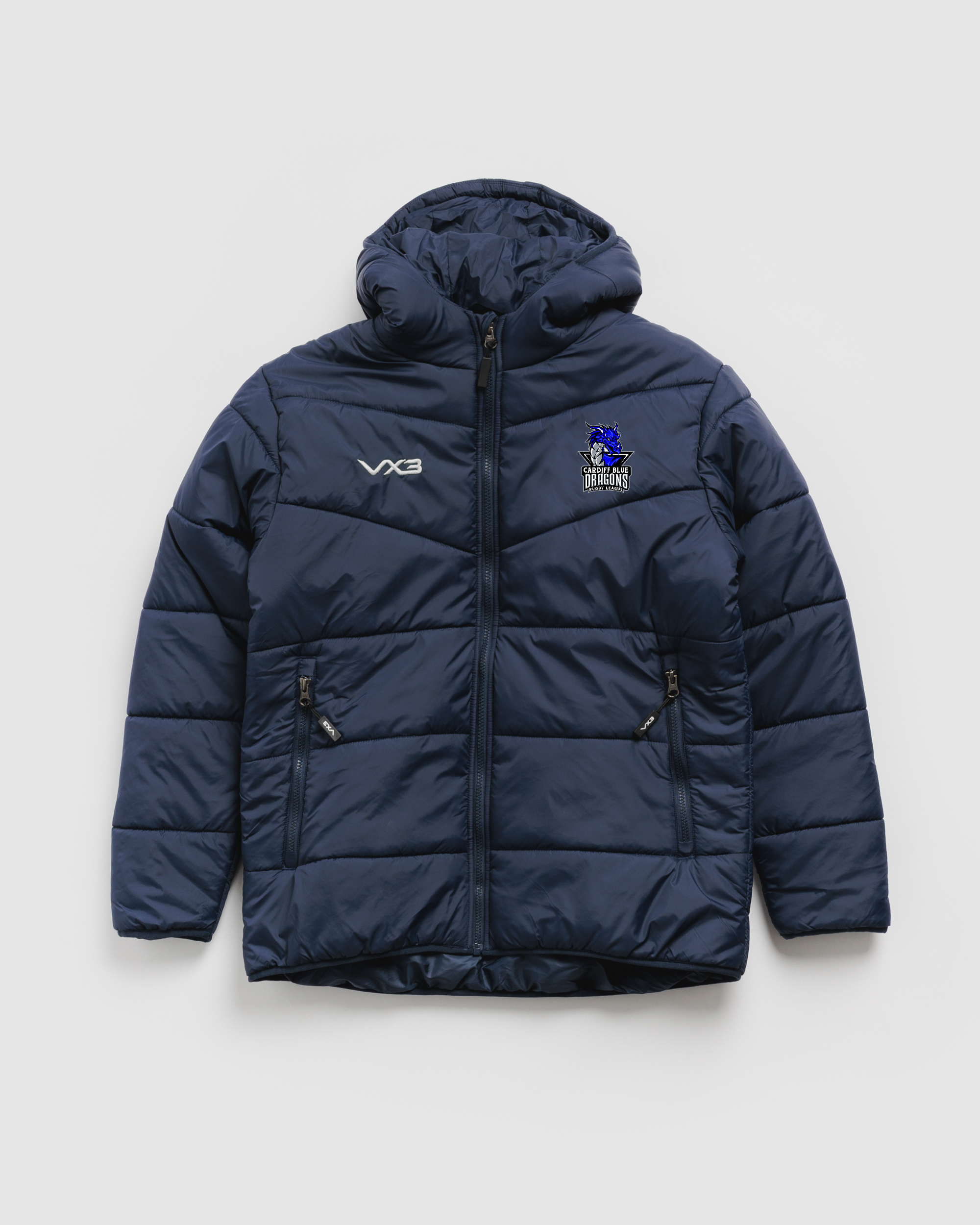 Cardiff Blue Dragons RL Lorica Youth Quilted Jacket